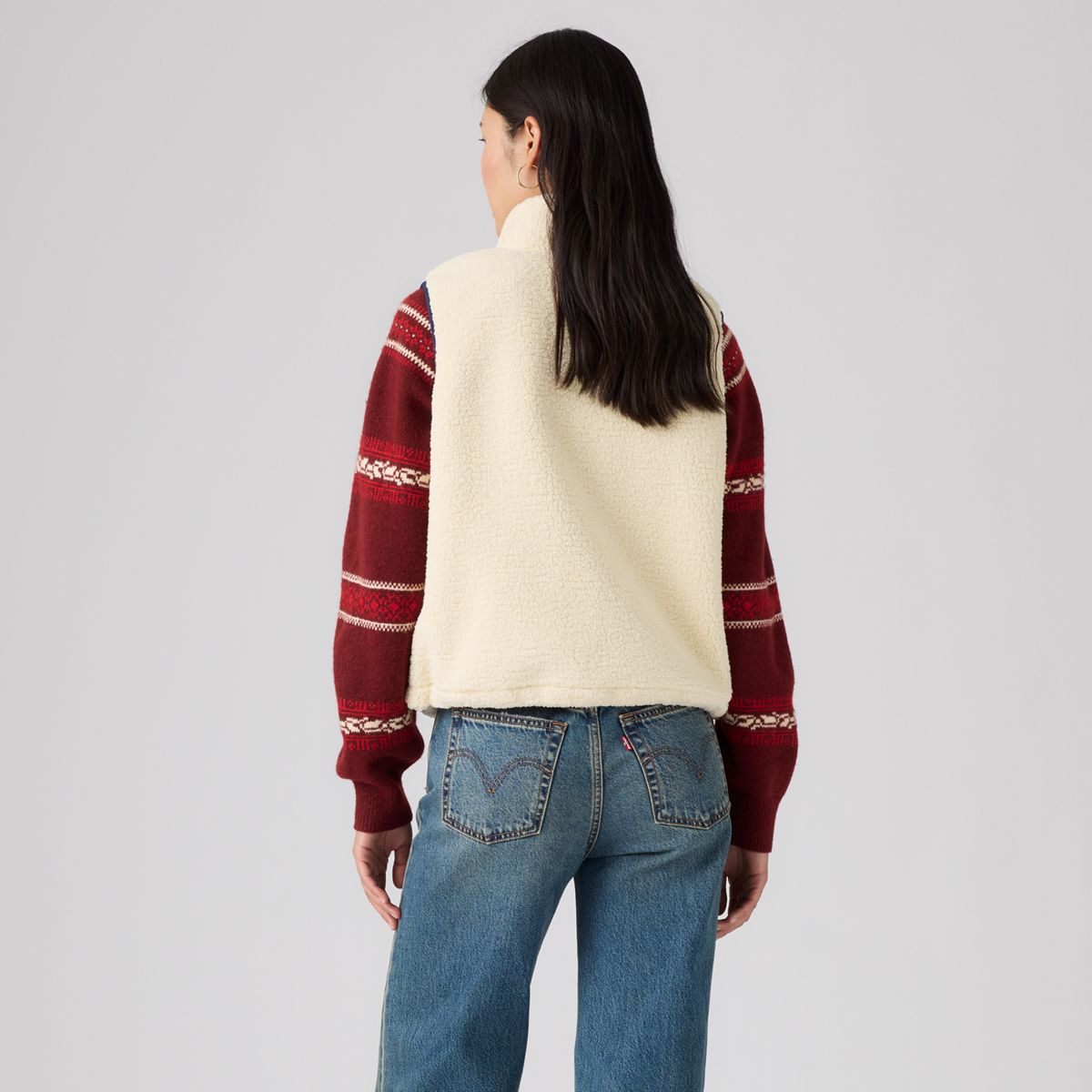 Morrison Sherpa Vest — Seedpearl - White