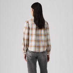 Juna Western Button Down Shirt — Locryn Plaid  Troposphere - Multi-Color 4