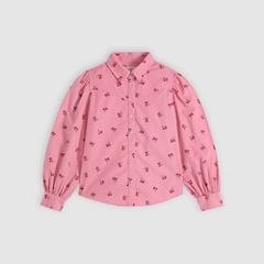 Juna Western Button Down Shirt — Birgita Floral Tameless Rose - Pink 5
