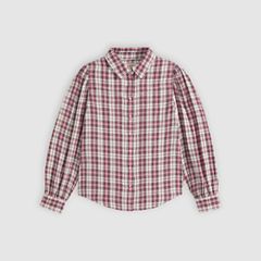 Juna Western Button Down Shirt — Poppi Plaid Tameless Rose - Pink 5