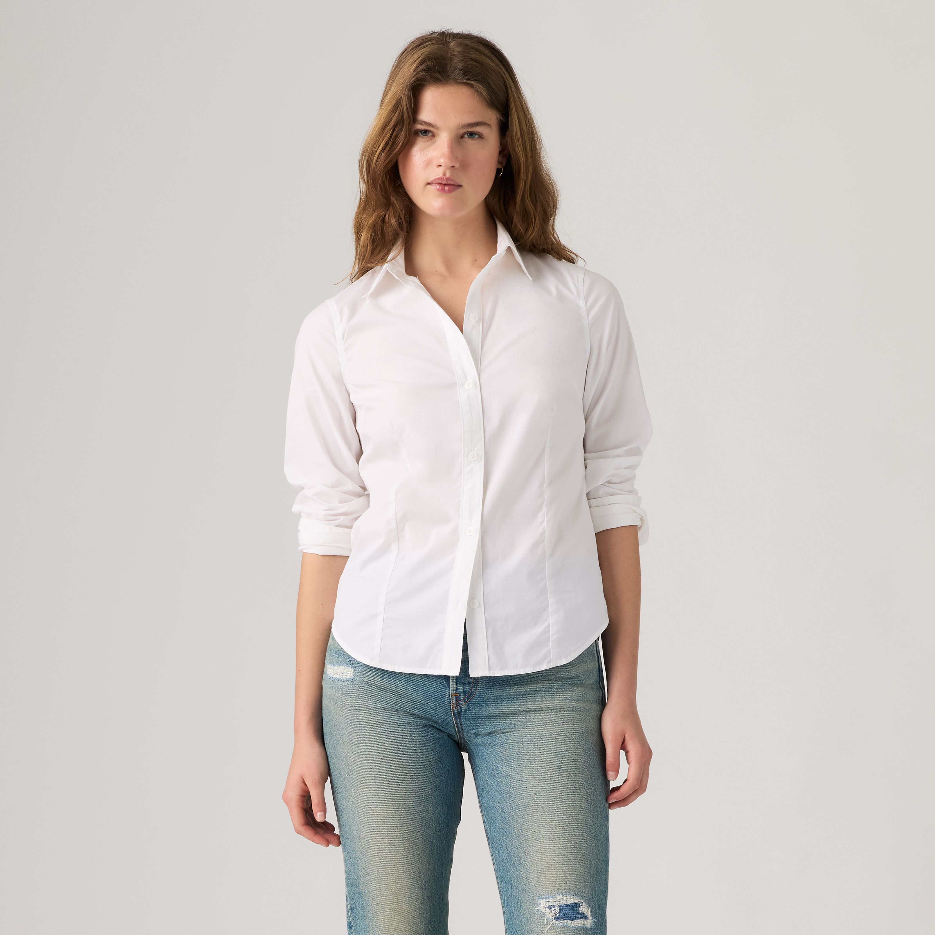 Slim Poplin Shirt 3