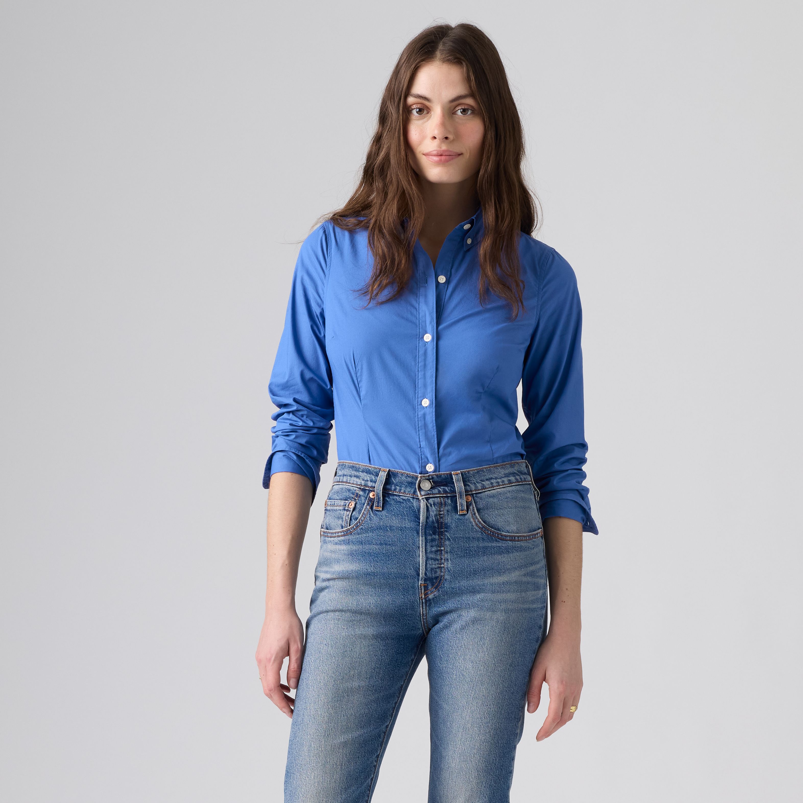 Slim Poplin Shirt 3