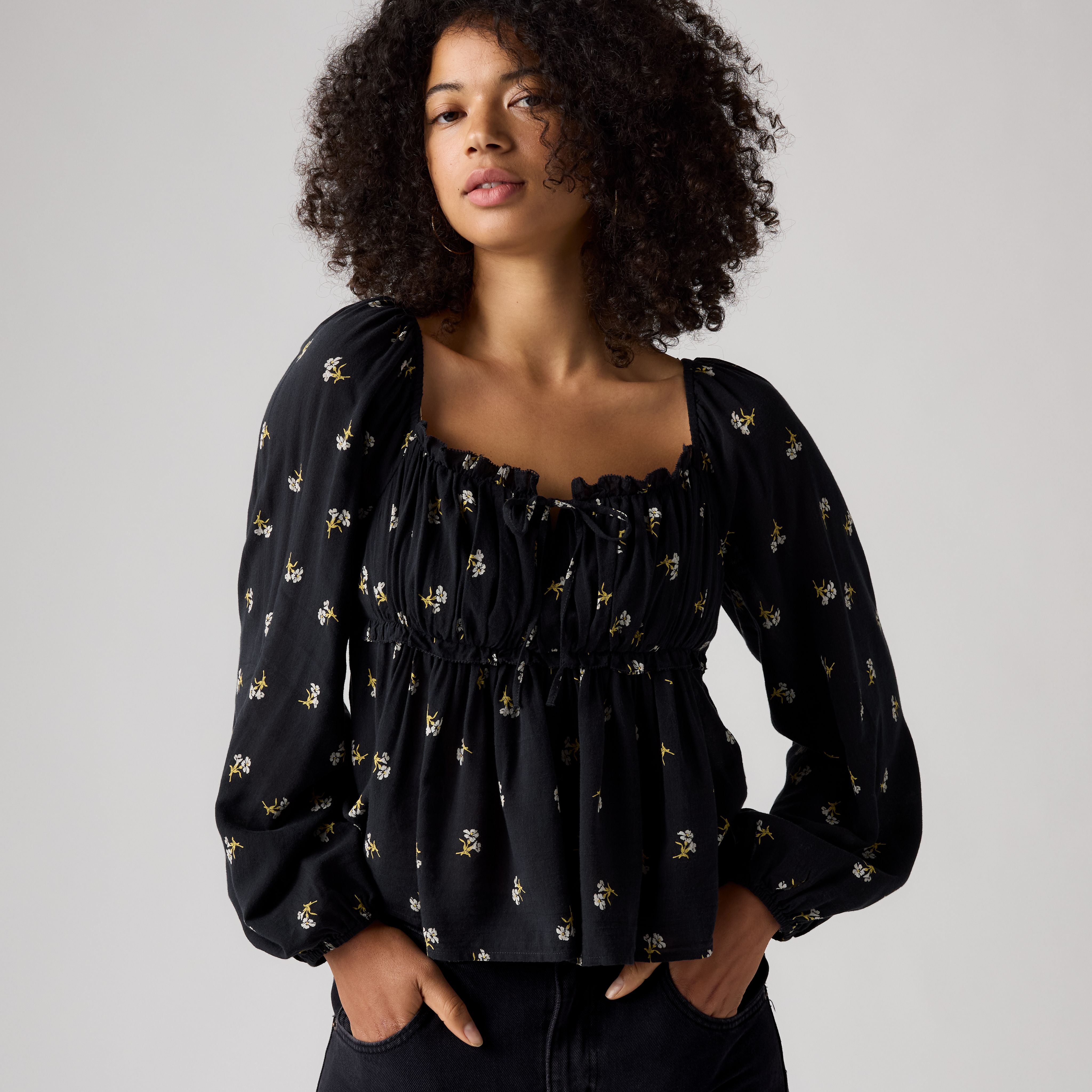 Oraya Long-Sleeve Blouse 1