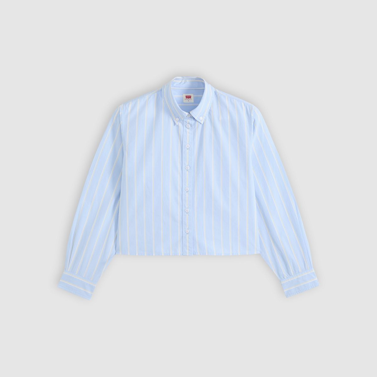 Sully Long-Sleeve Shirt — Adora Stripe Chambray Blue - Blue