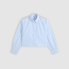 Sully Long-Sleeve Shirt — Adora Stripe Chambray Blue - Blue 5