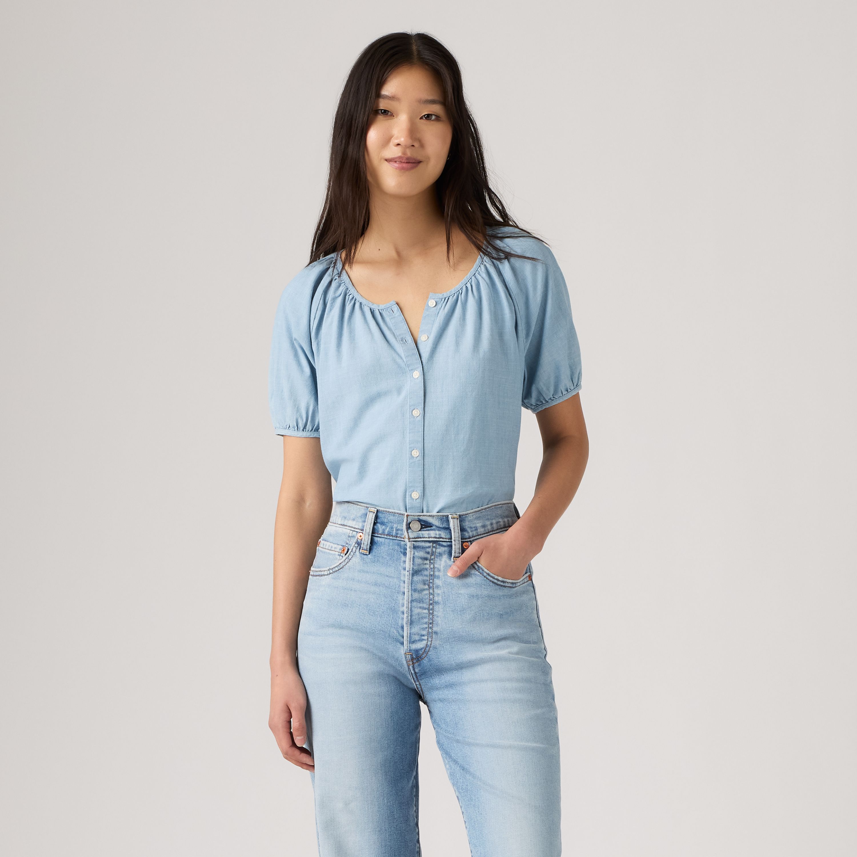 Cady Short-Sleeve Blouse 1
