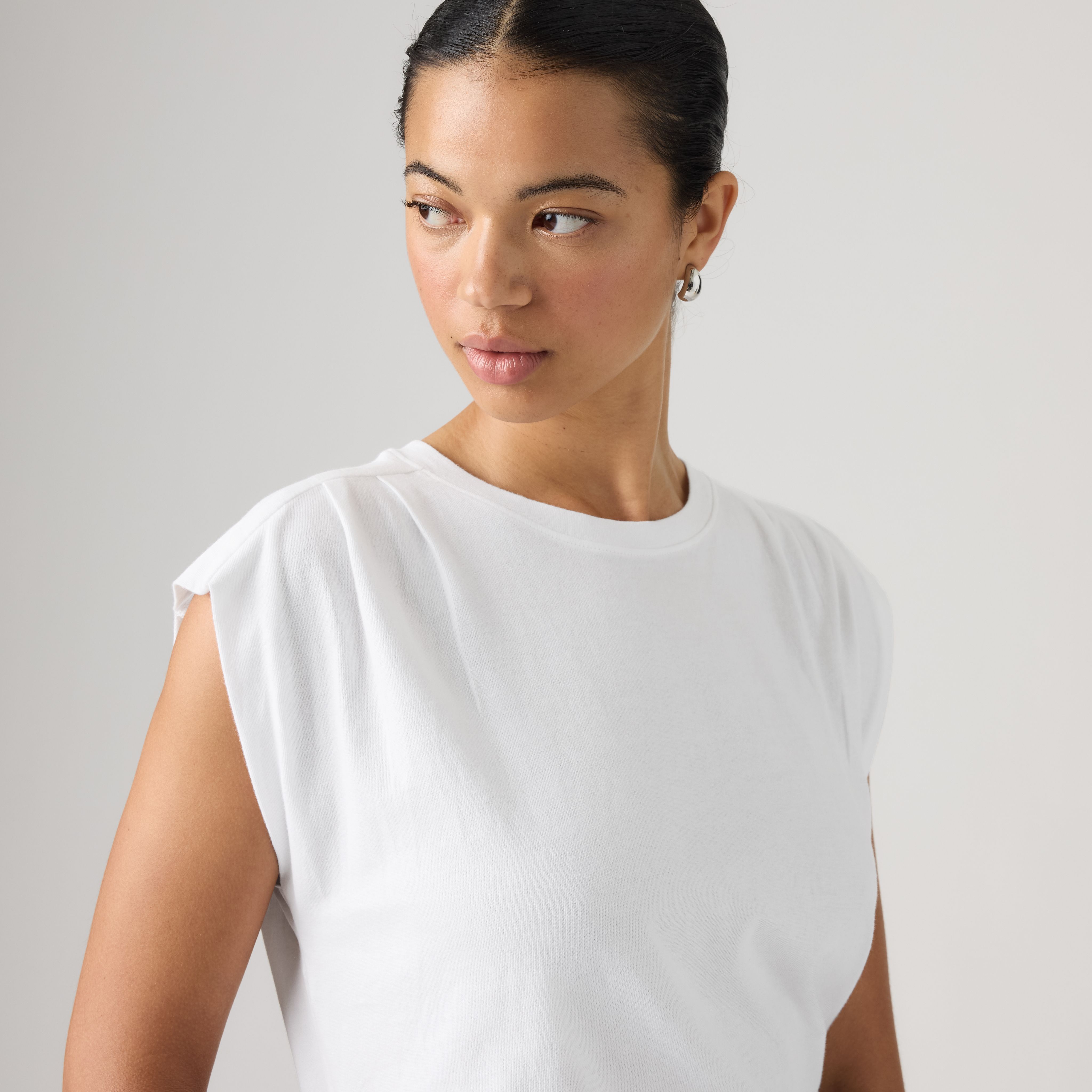Pleated Muscle Tank 2