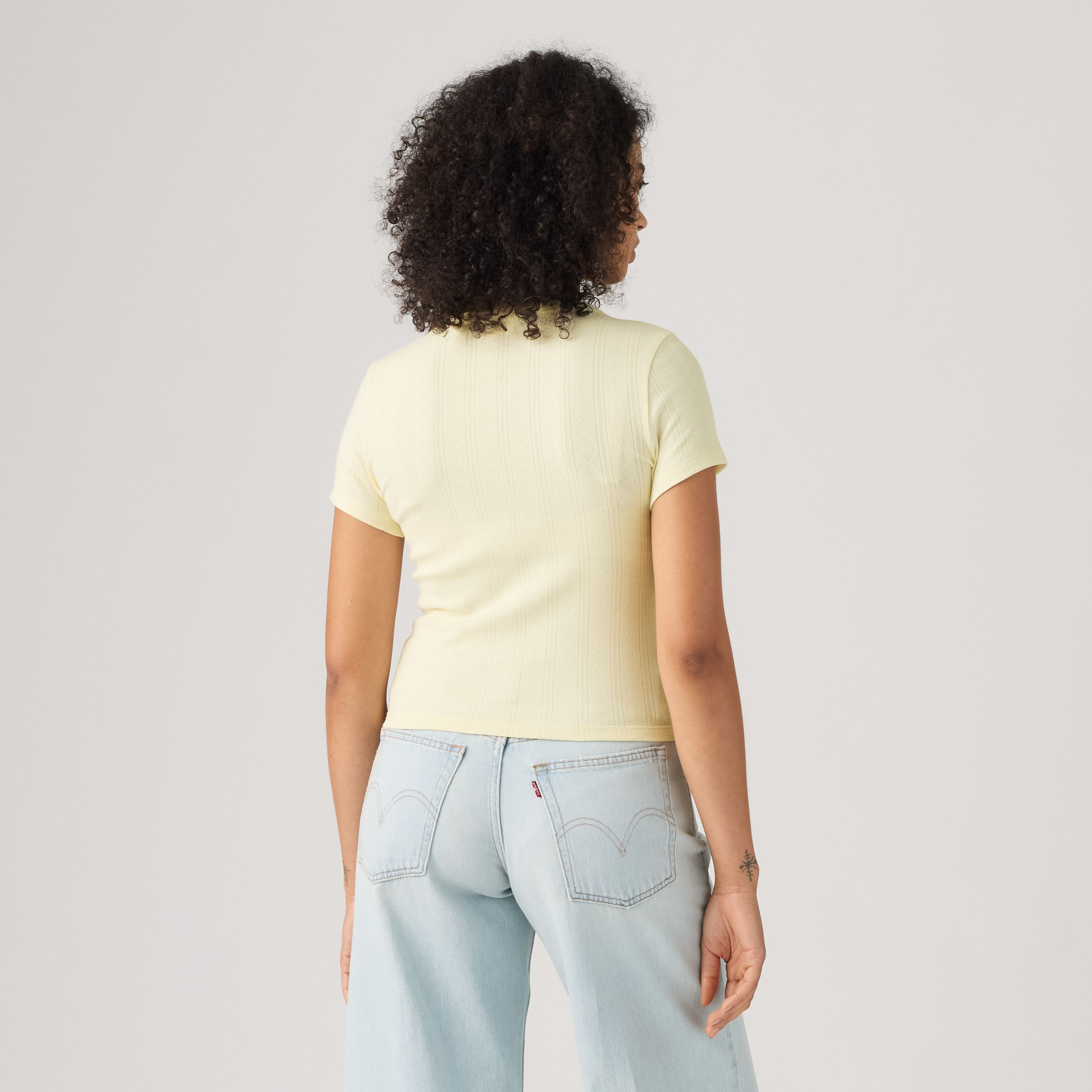 Dry Goods Pointelle Short-Sleeve Henley 4