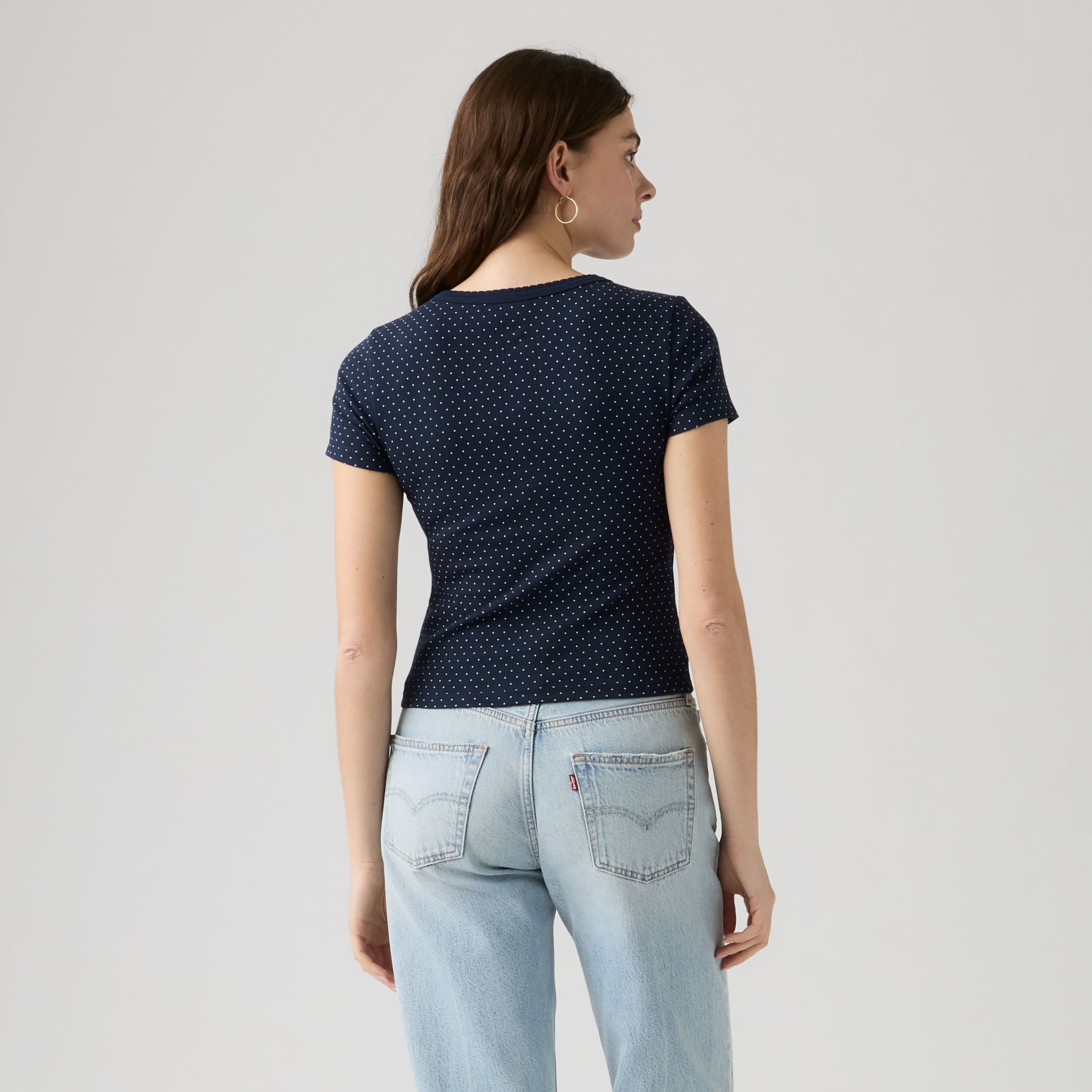 Dry Goods Pointelle Short-Sleeve Henley 4