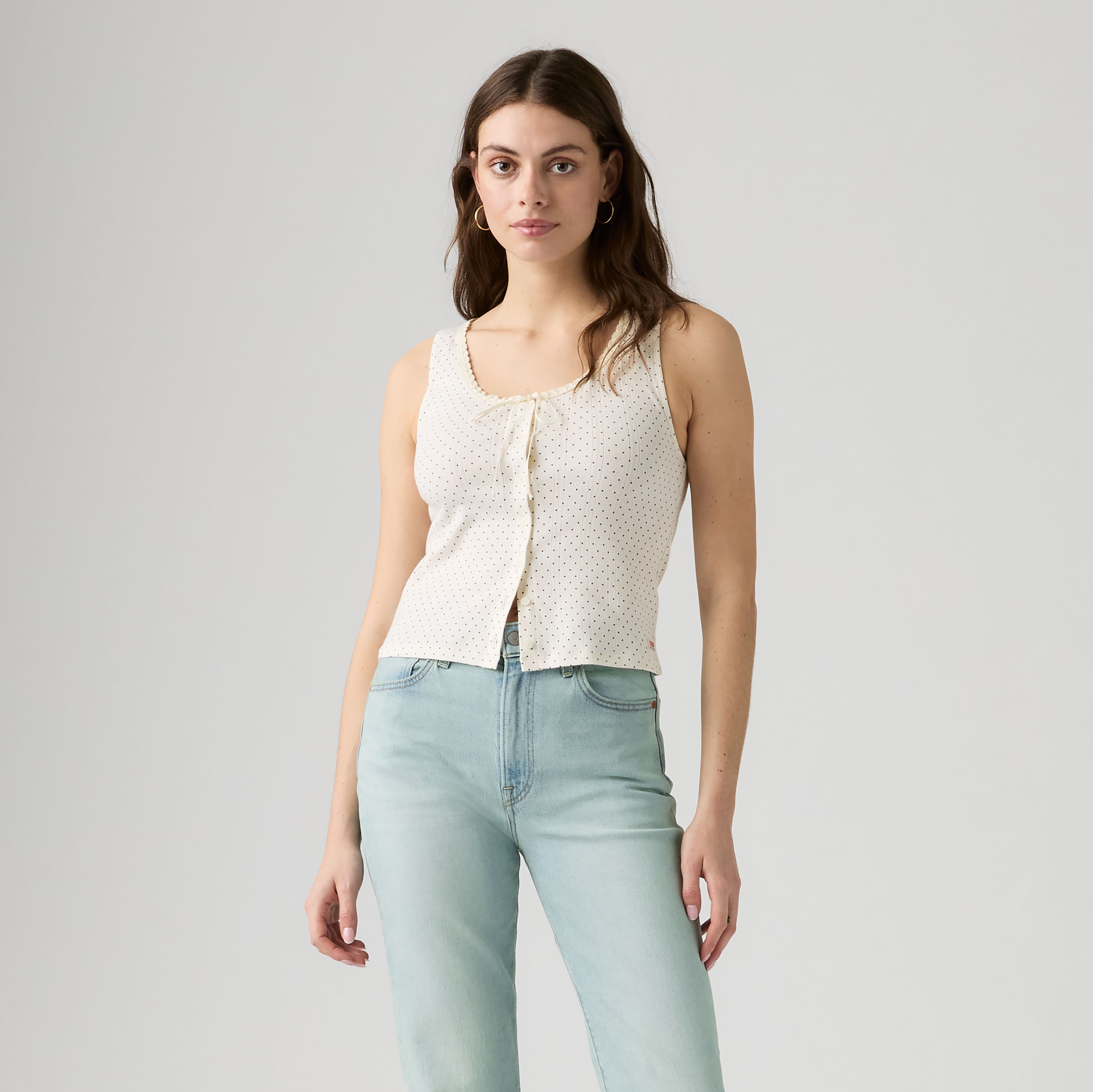 Levi's® Dry Goods Pointelle Lace Tank Top 3