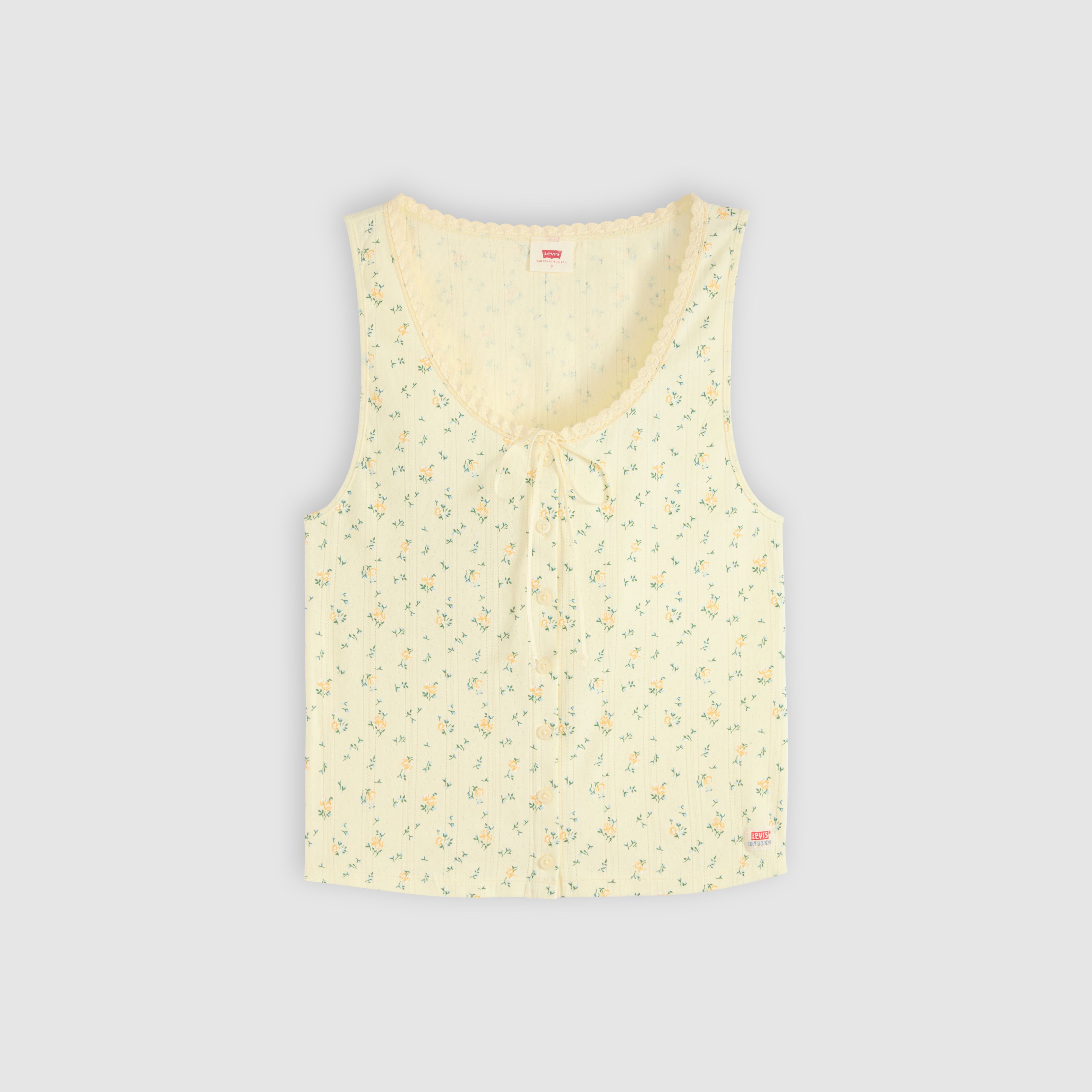 Dry Goods Pointelle Lace Tank Top 5