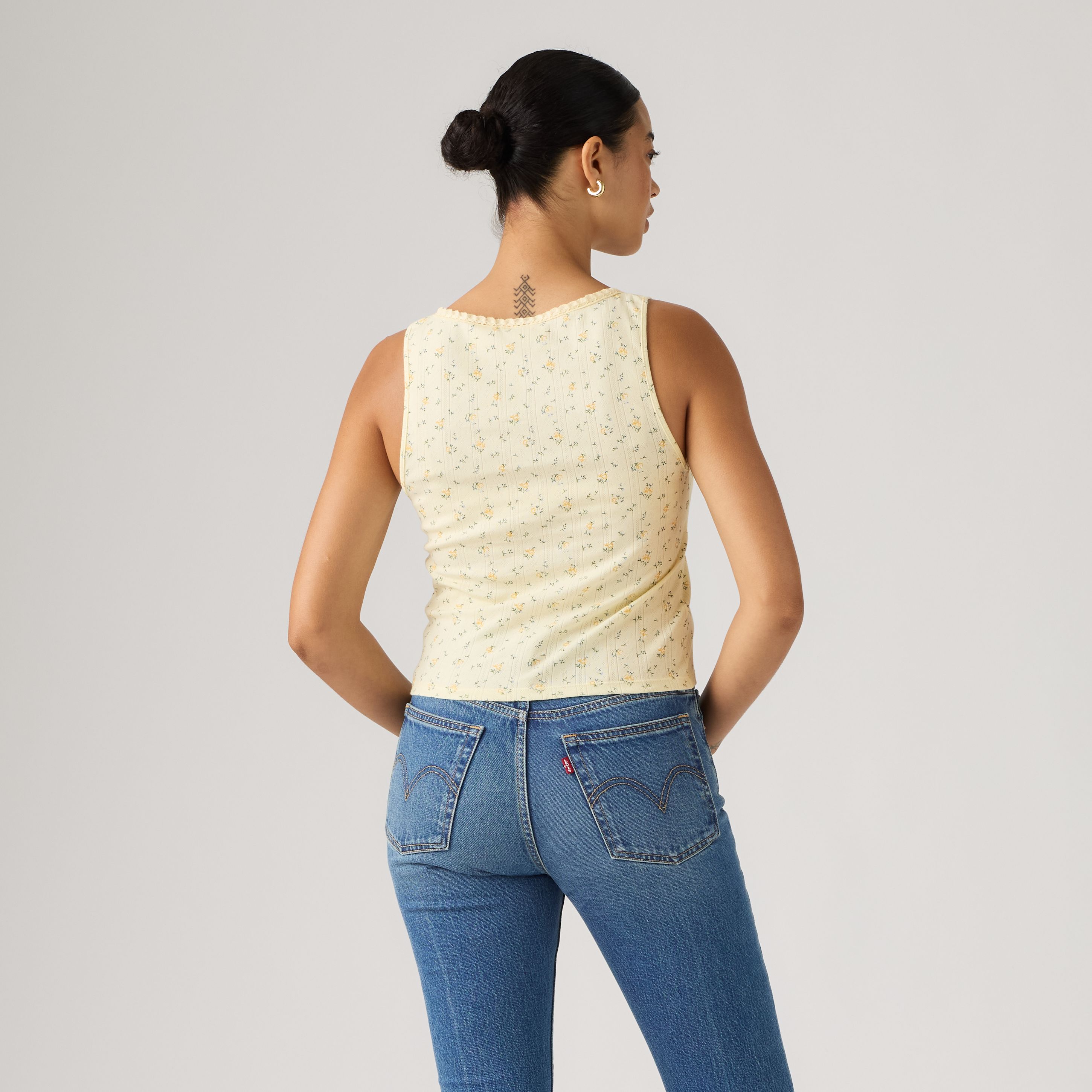 Dry Goods Pointelle Lace Tank Top 4