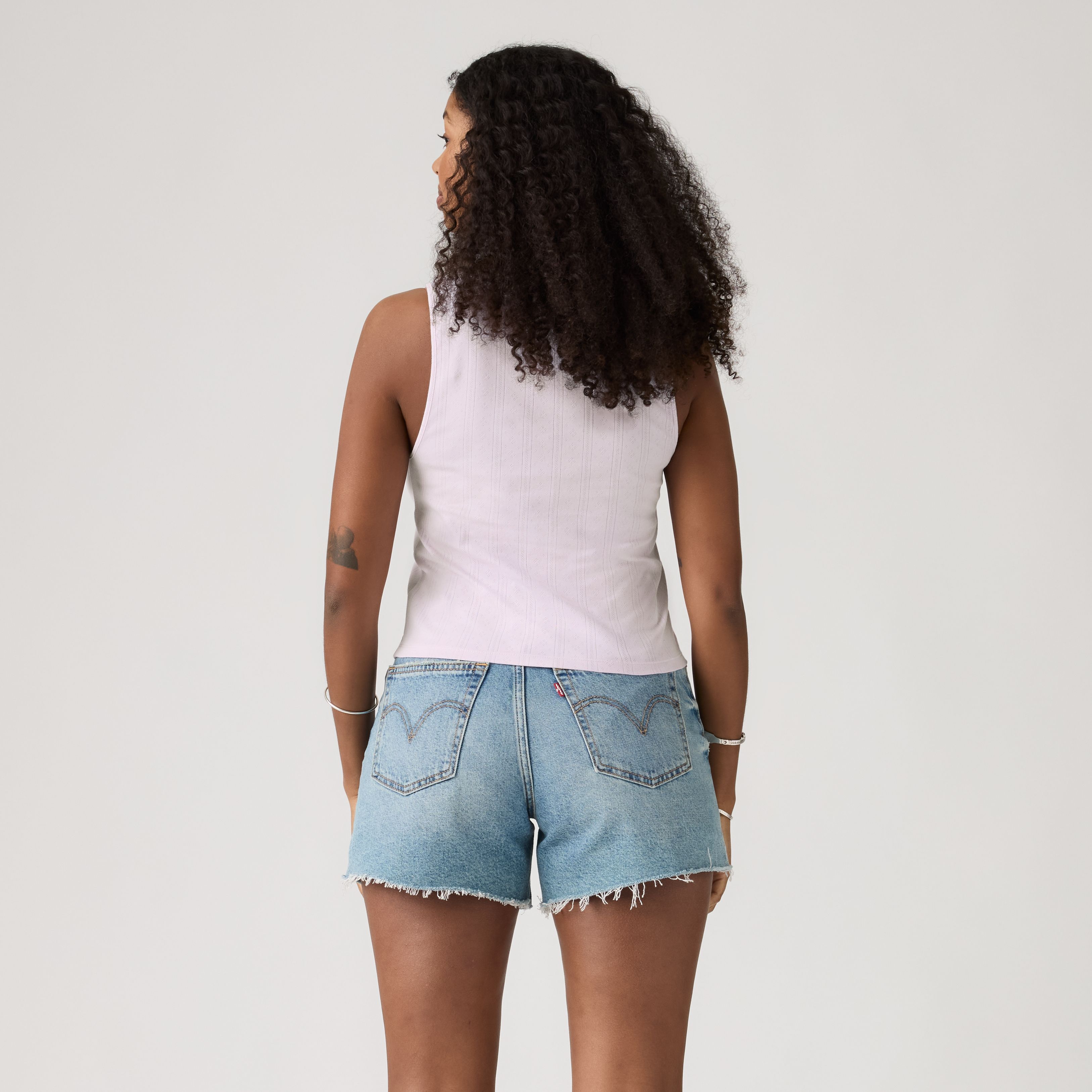 Dry Goods Pointelle Lace Tank Top 4