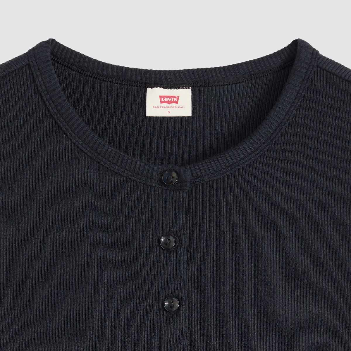 Rory Button-Through Short Sleeve Shirt — Anthracite Night - Black