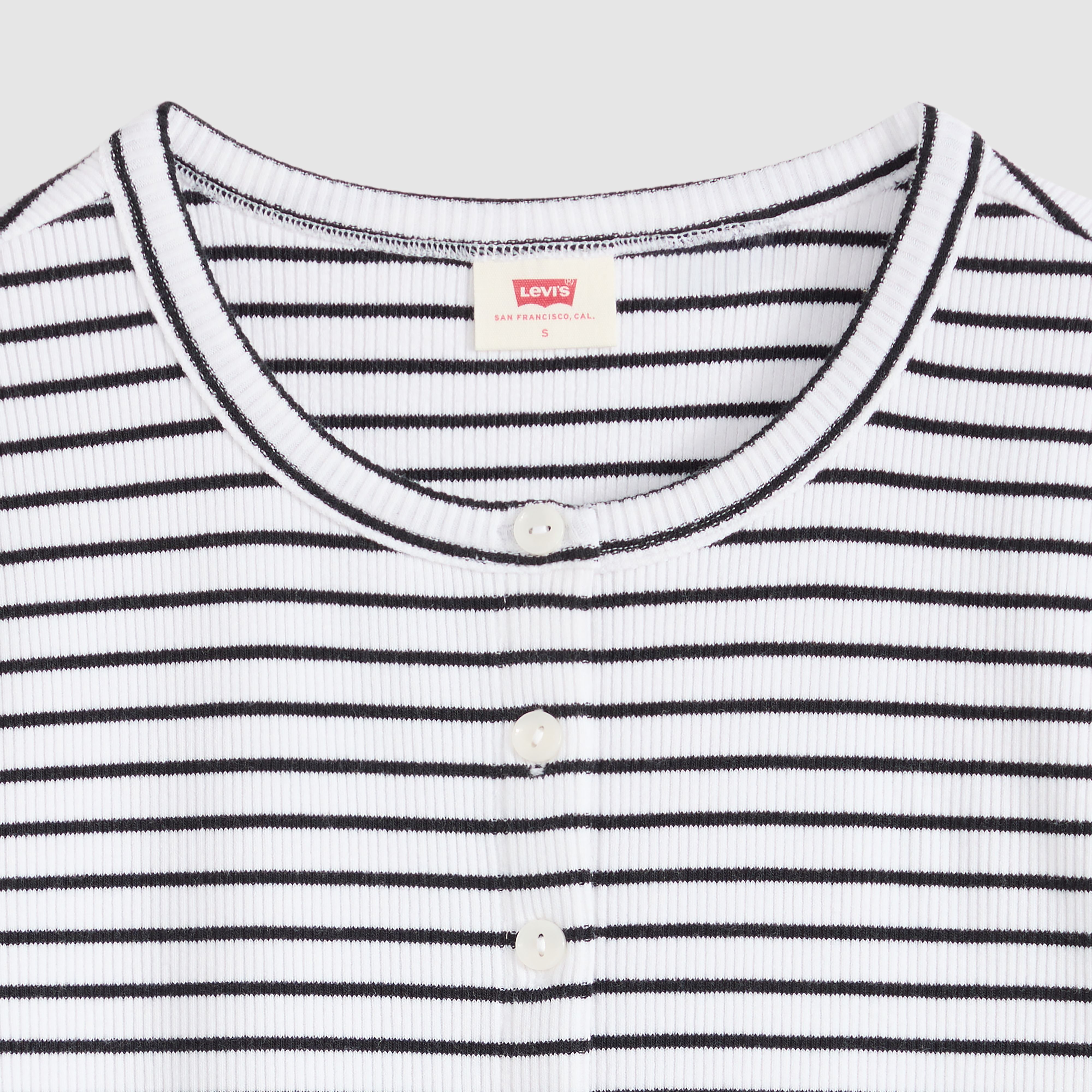 Rory Button Short-Sleeve Top 6
