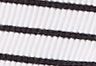 May Stripe Bright White Rib - Blanc