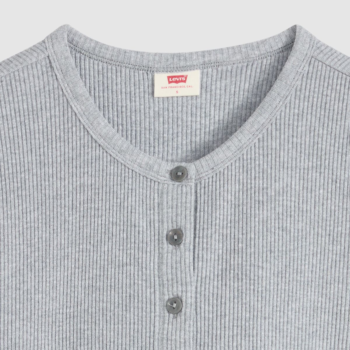 Rory Button-Through Short Sleeve Shirt — Silver Heather Gray - Grey