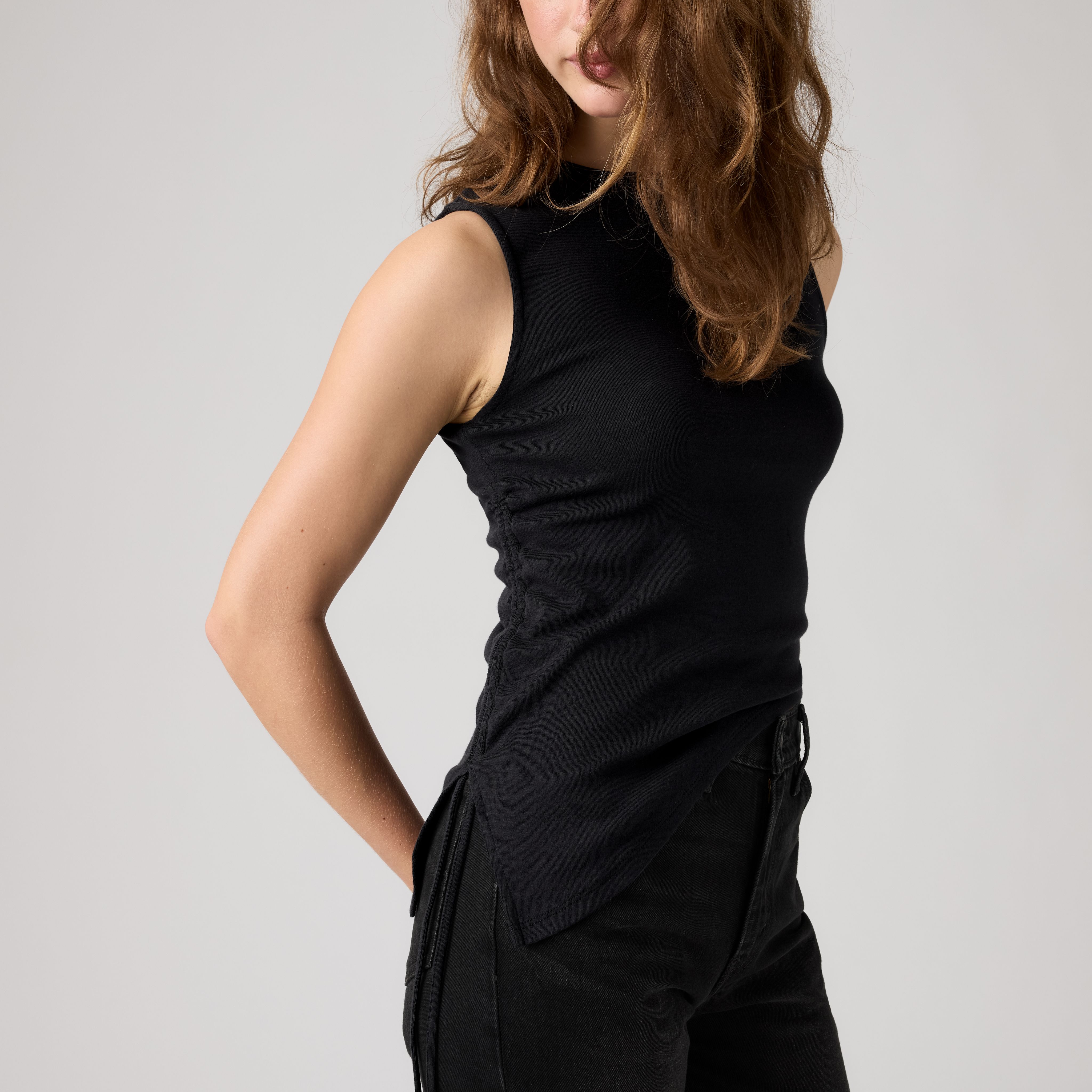 Alila Asymmetrical Sleeveless Top 2