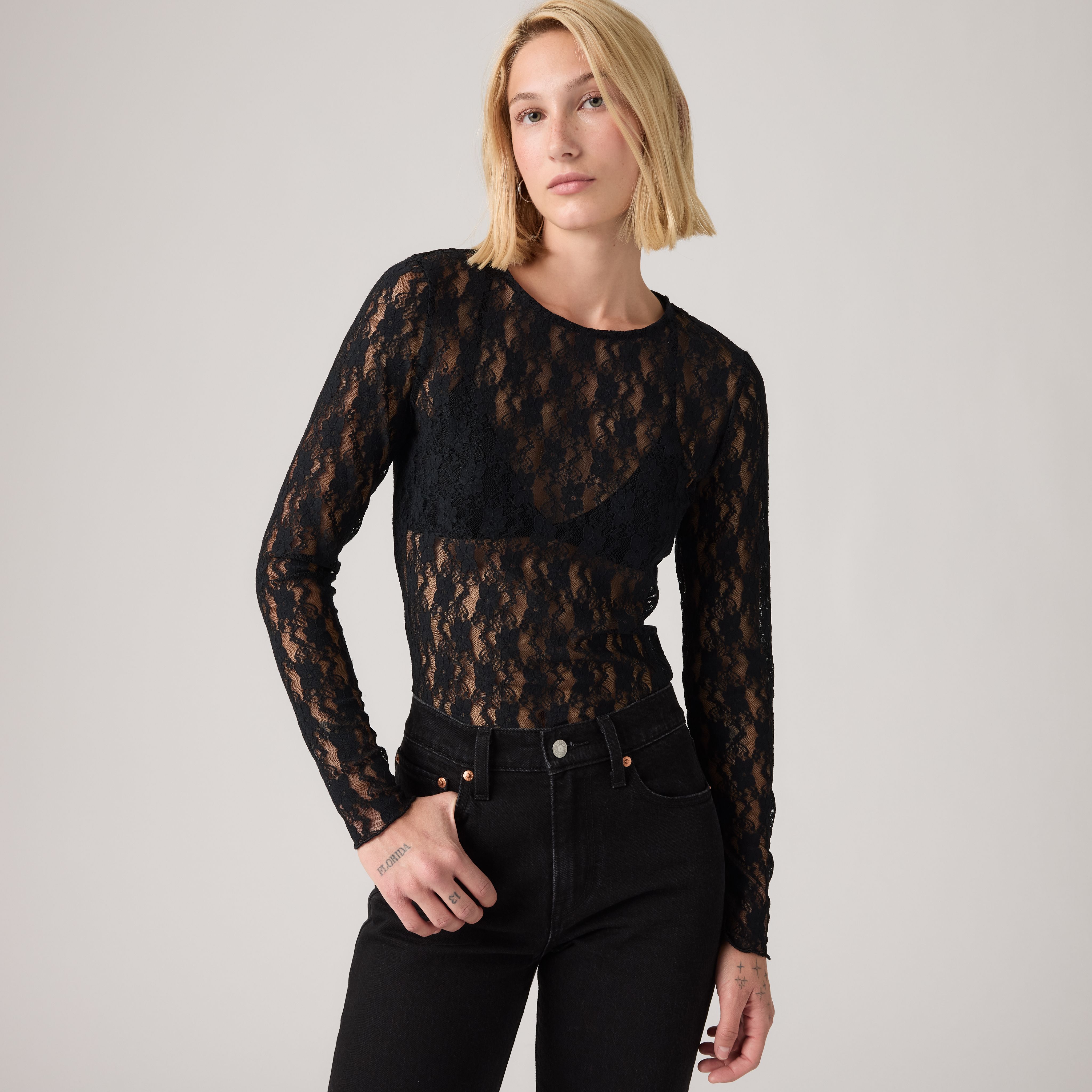Seraphina Lace Long-Sleeve Top 1