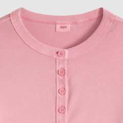 Essential Long-Sleeve Henley — Garment Dye Tameless Rose - Pink 6