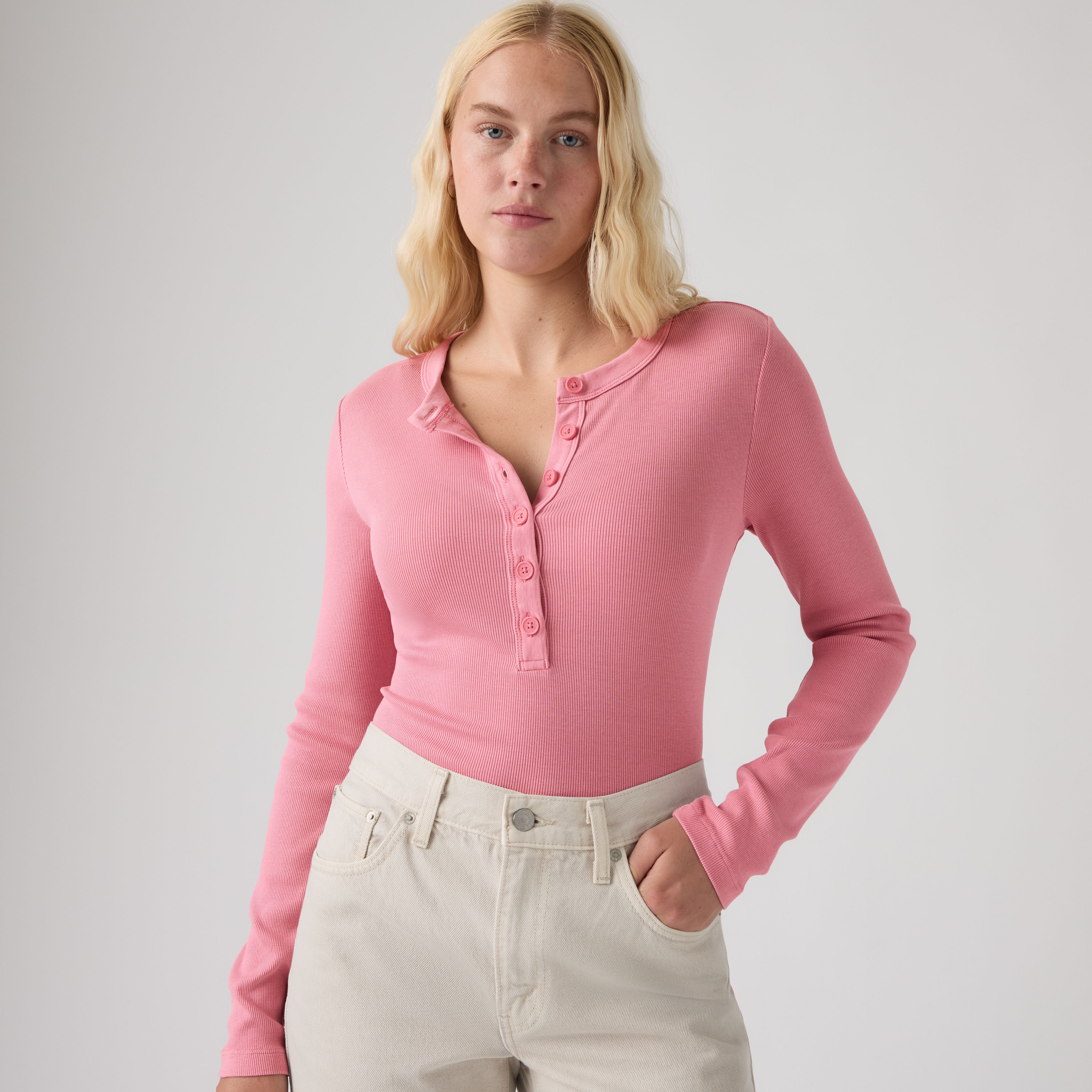 Essential Long-Sleeve Henley 1