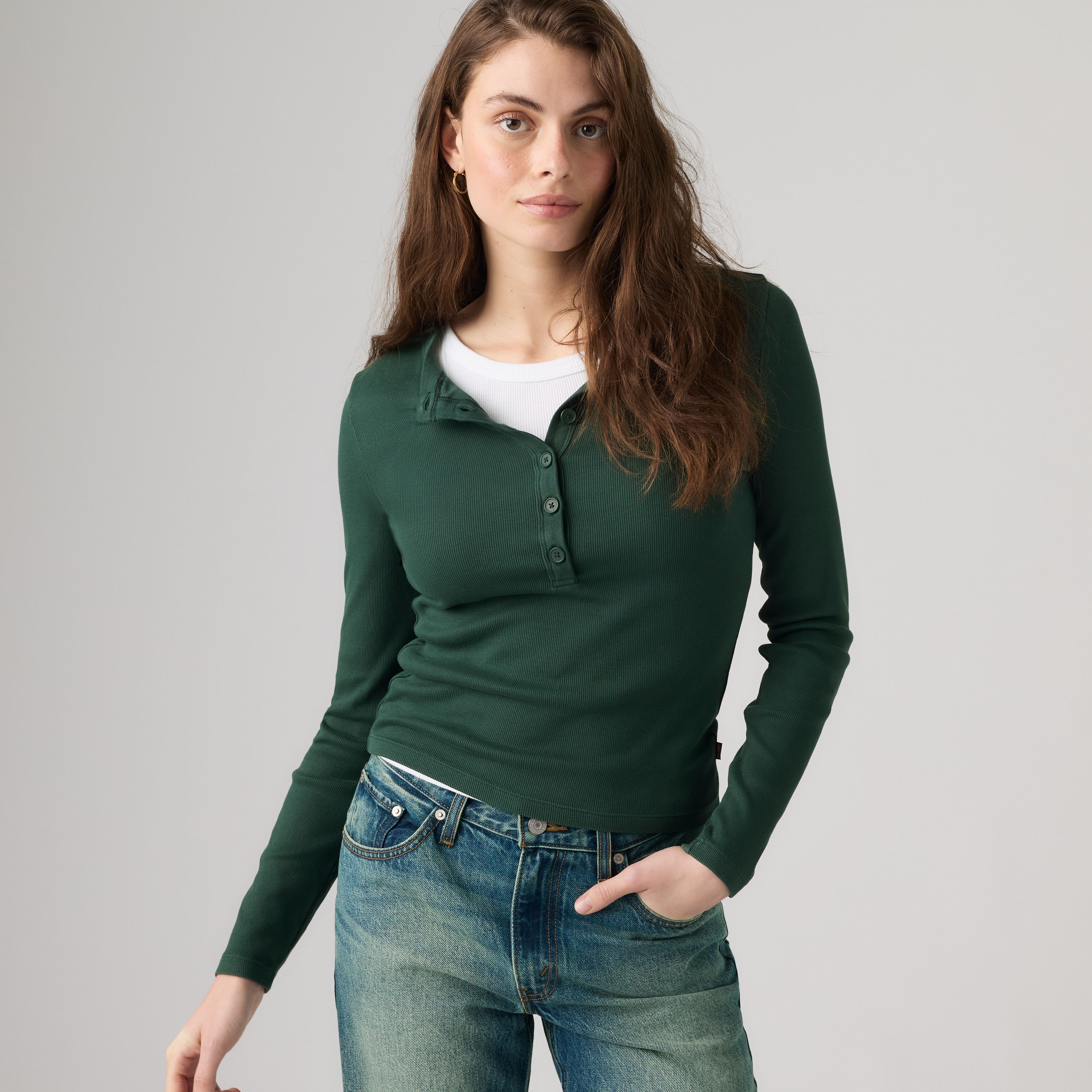 Essential Long-Sleeve Henley 1