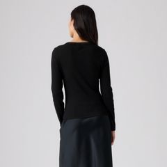 Essential Long-Sleeve Henley — Anthracite Night - Black 4