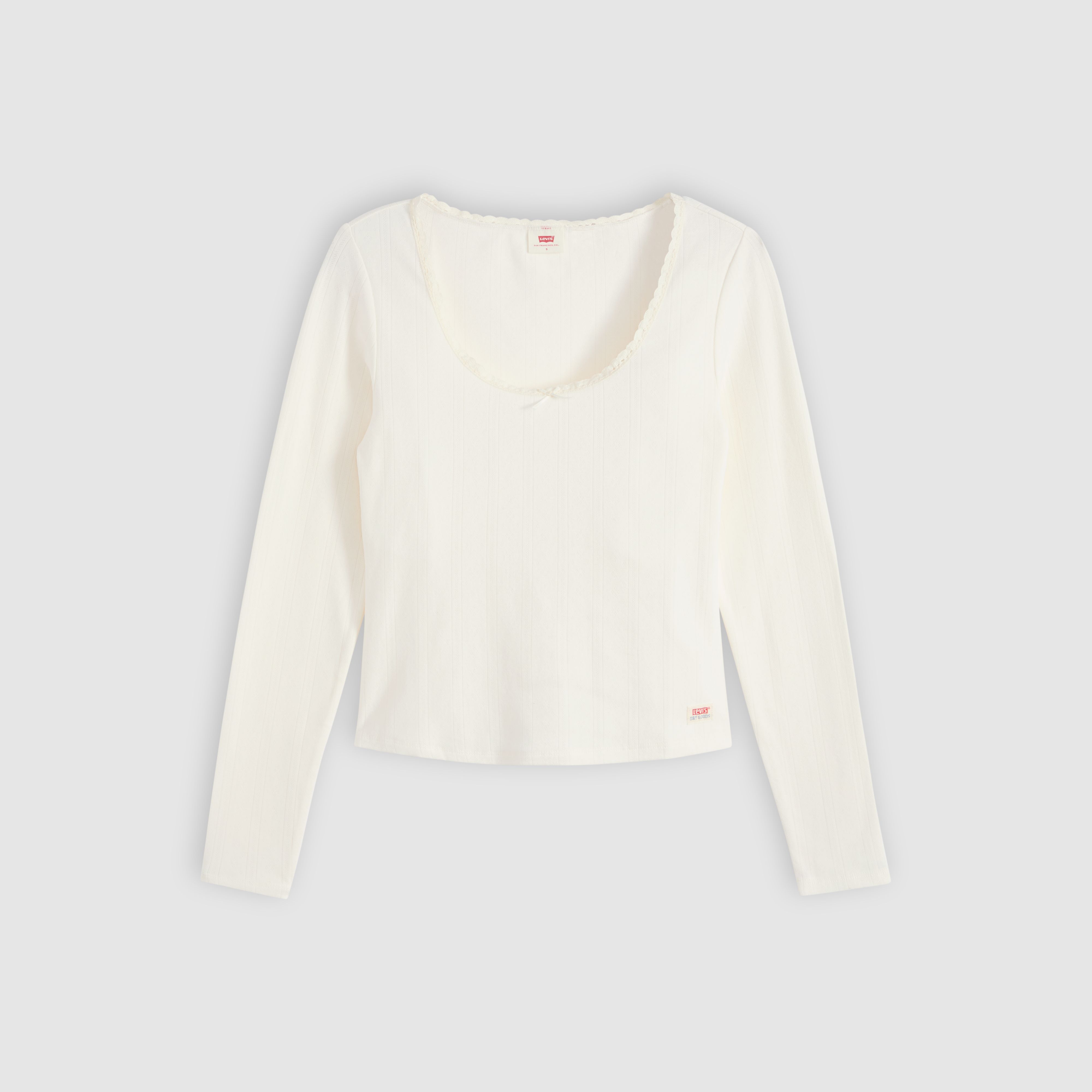 Dry Goods Pointelle Lace Long-Sleeve Top 5