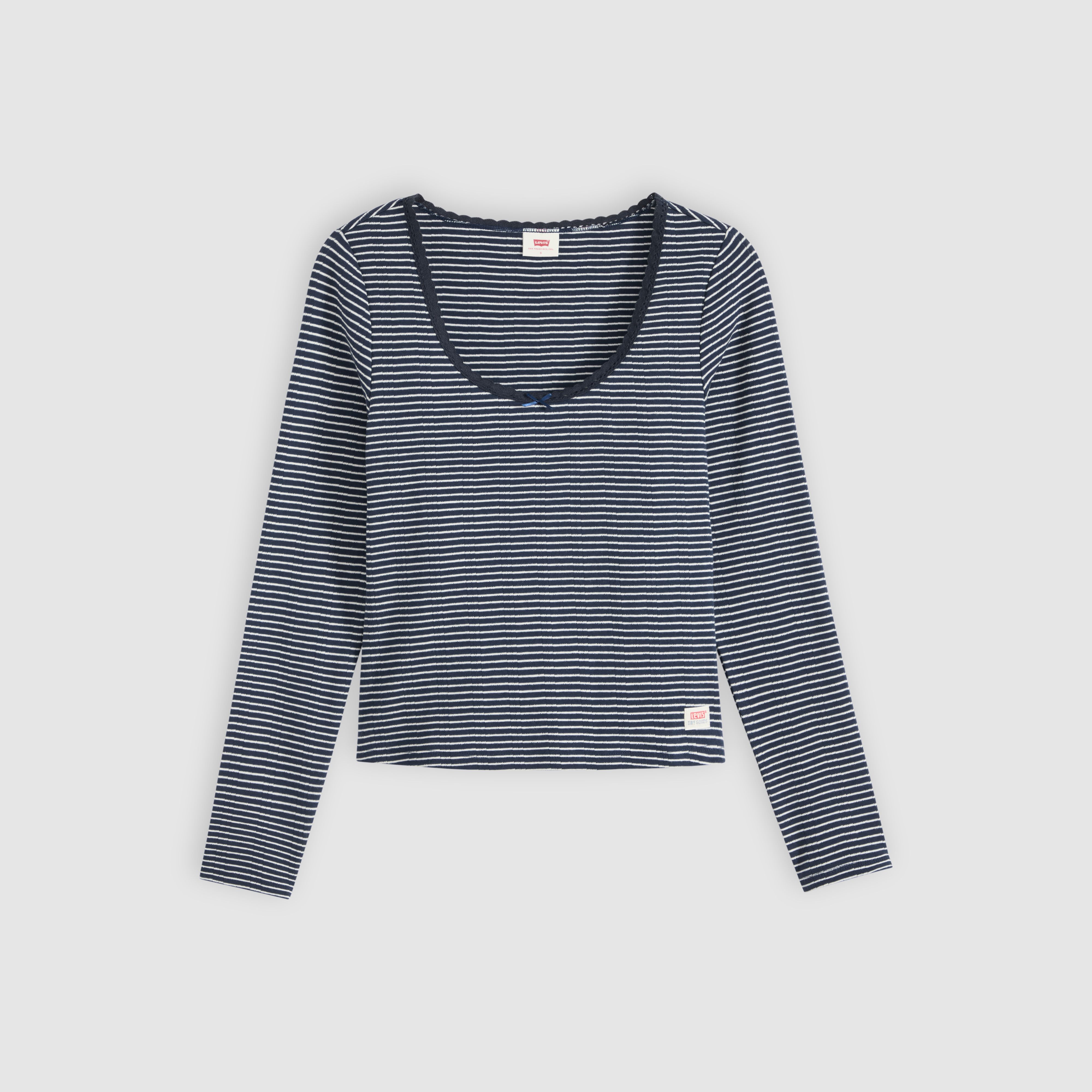 Dry Goods Pointelle Lace Long-Sleeve Top 5