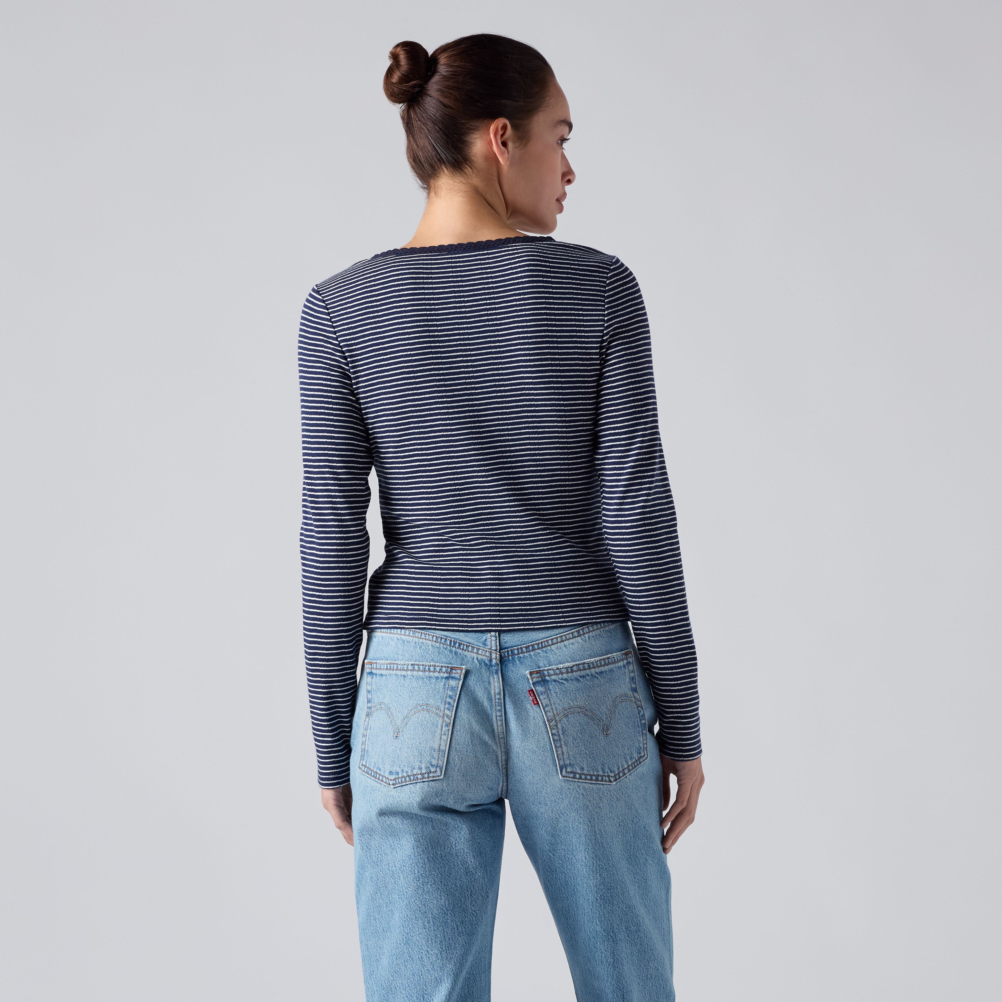 Dry Goods Pointelle Lace Long-Sleeve Top 4