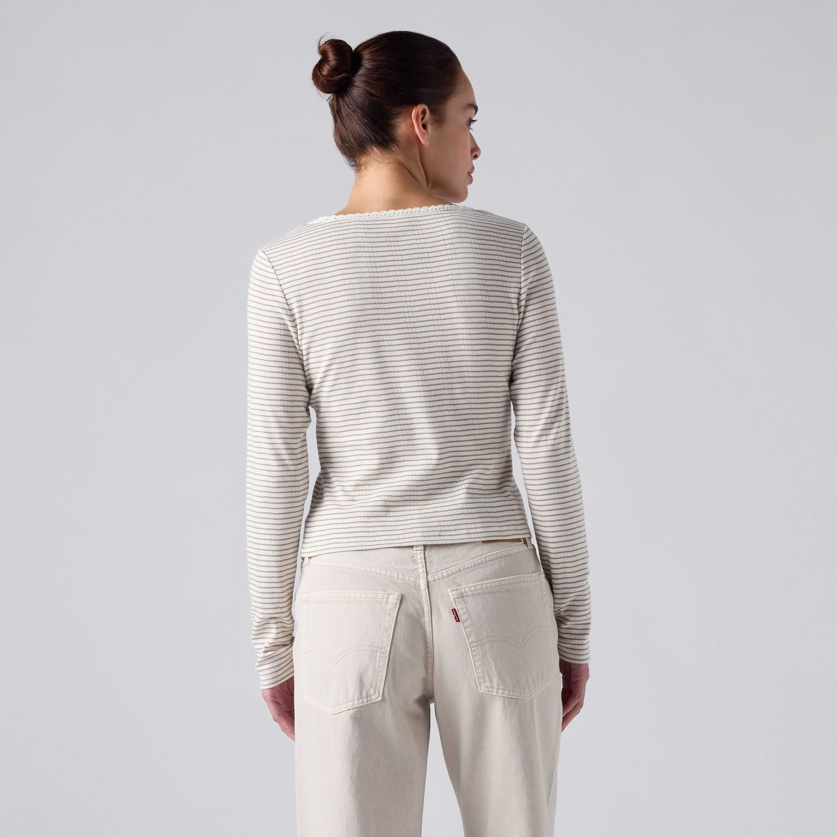 Dry Goods Pointelle Lace Long-Sleeve Top 4