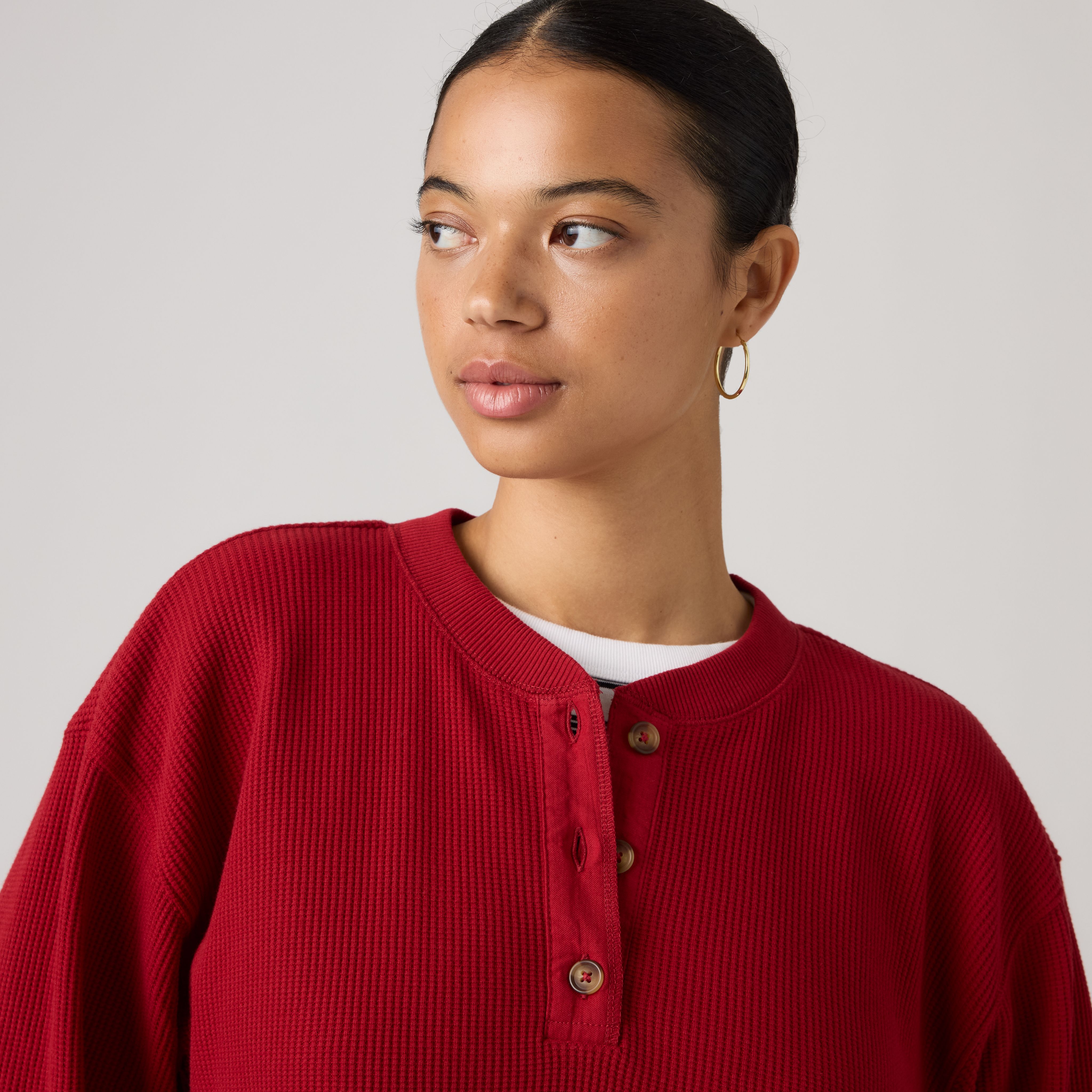 Dry Goods Relaxed Long-Sleeve Henley 2