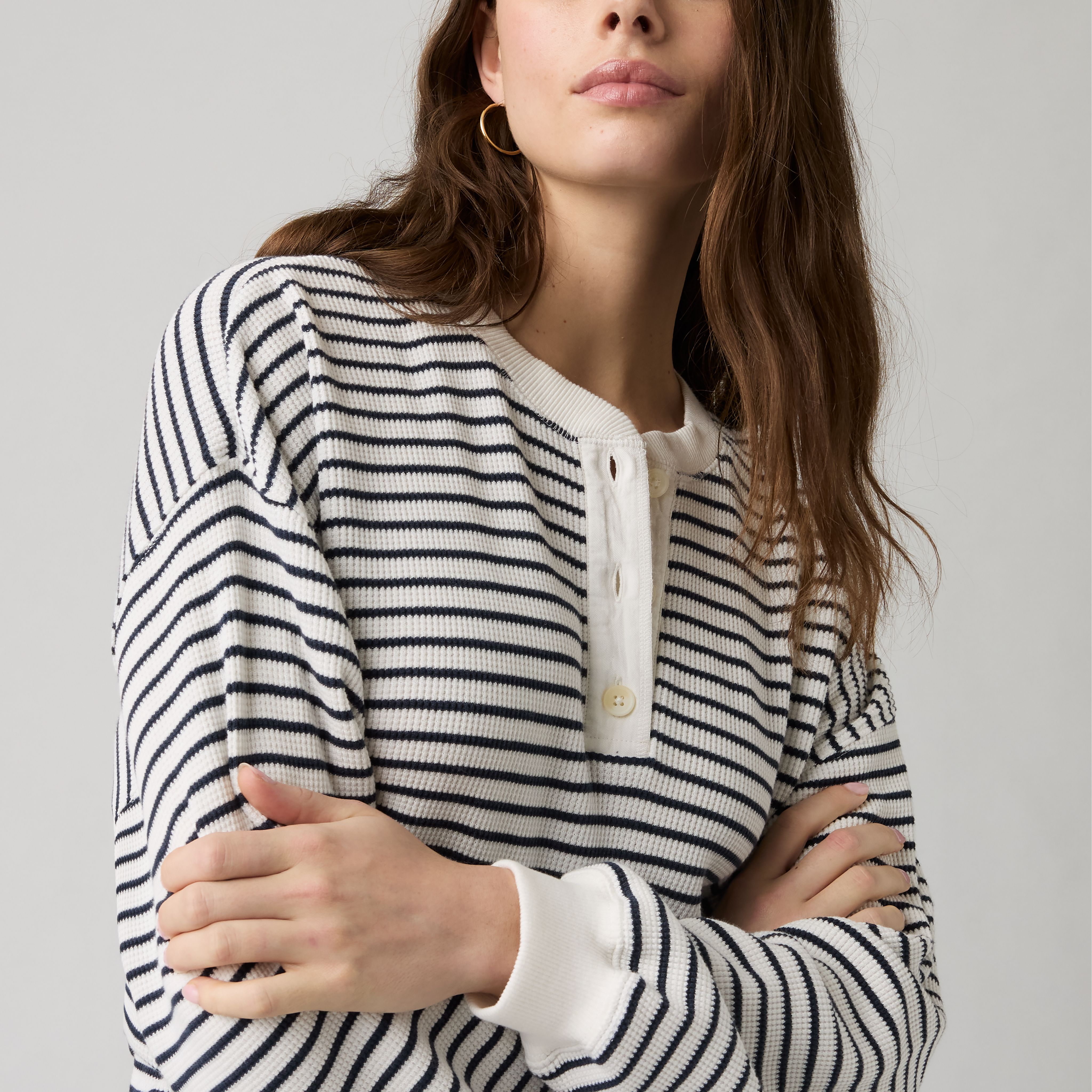 Dry Goods Relaxed Long-Sleeve Henley 2
