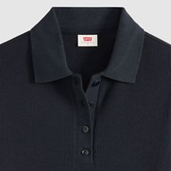 Rory Long-Sleeve Polo — Anthracite Night - Black 6