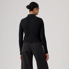Rory Long-Sleeve Polo — Anthracite Night - Black 4