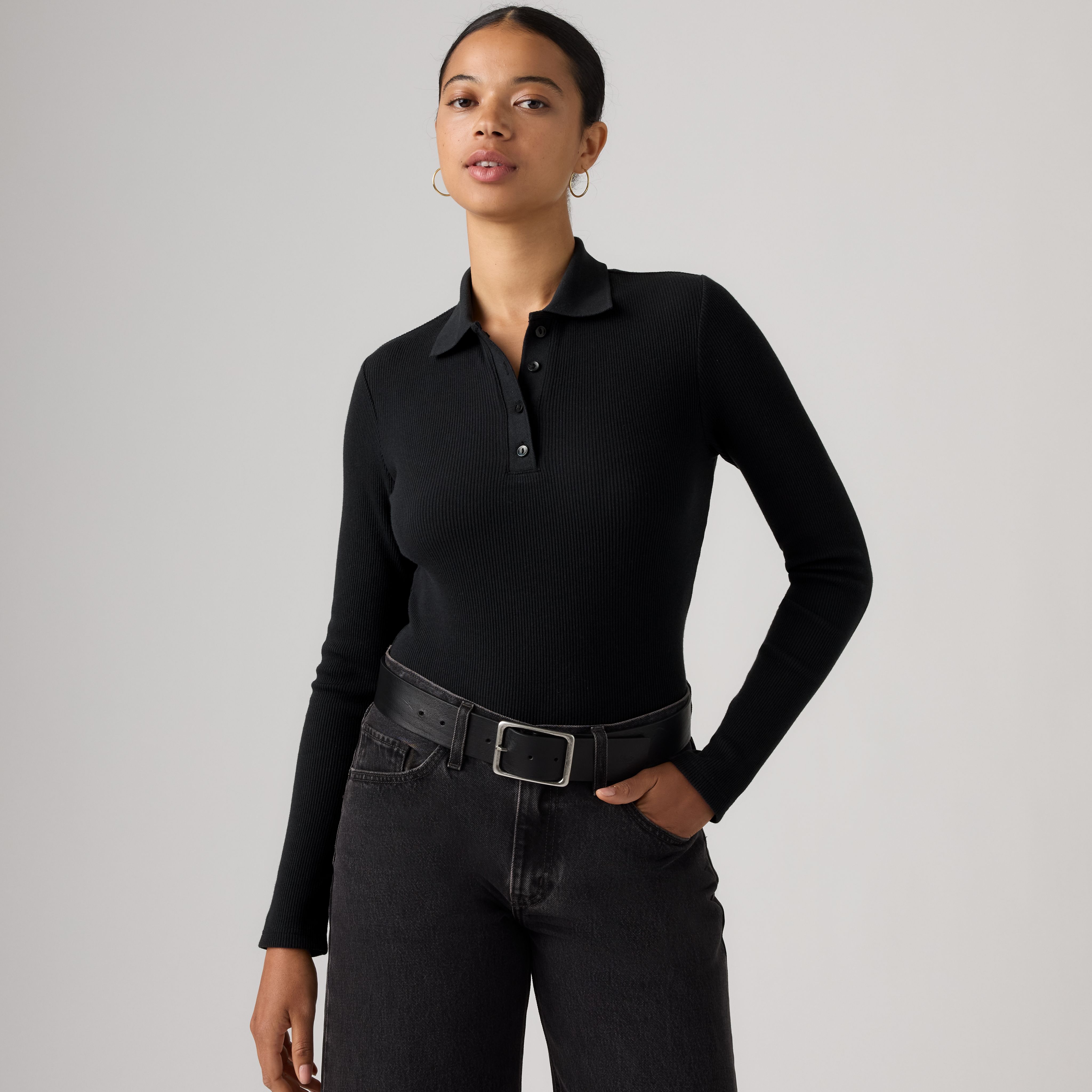 Rory Long-Sleeve Polo 1
