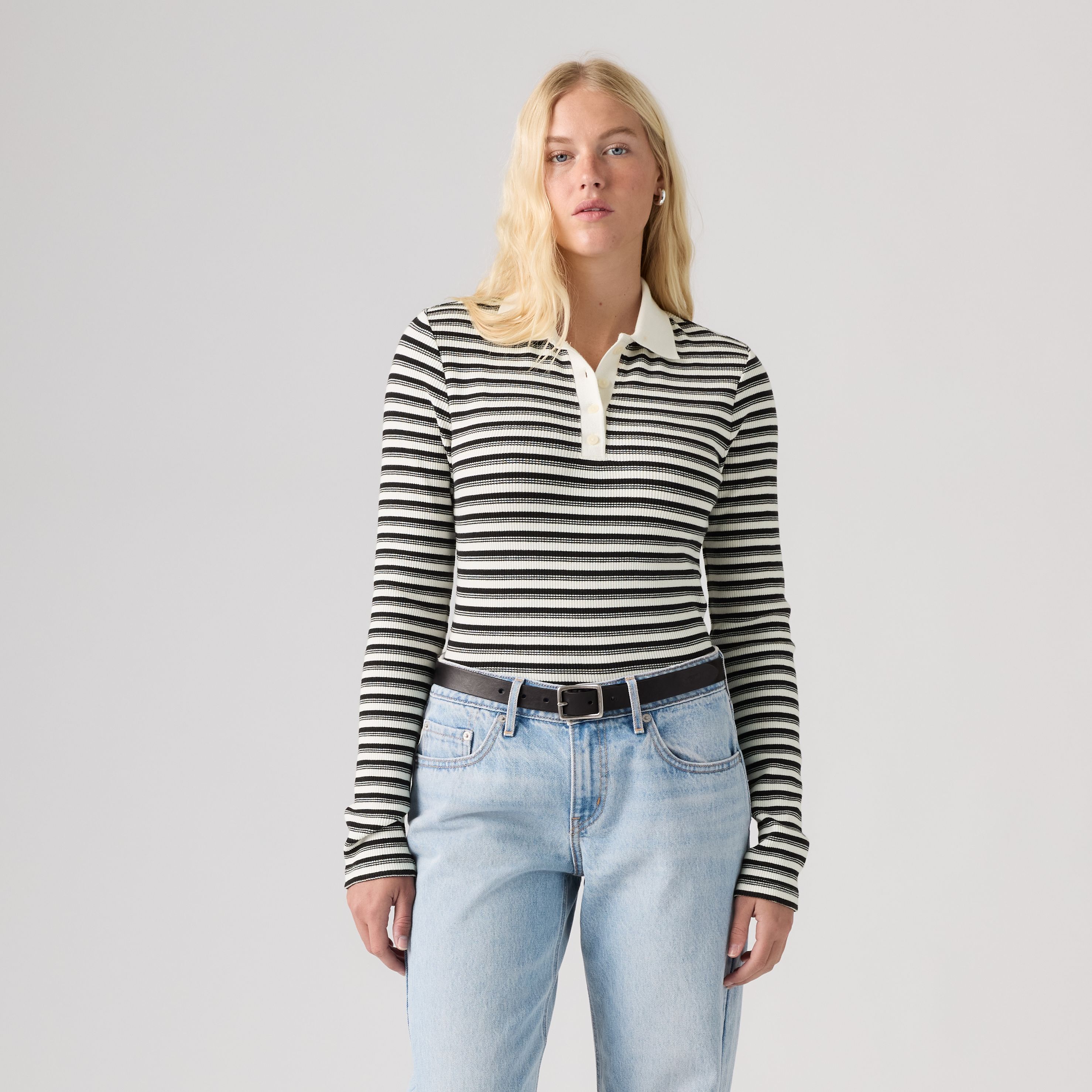 Rory Long-Sleeve Polo 3