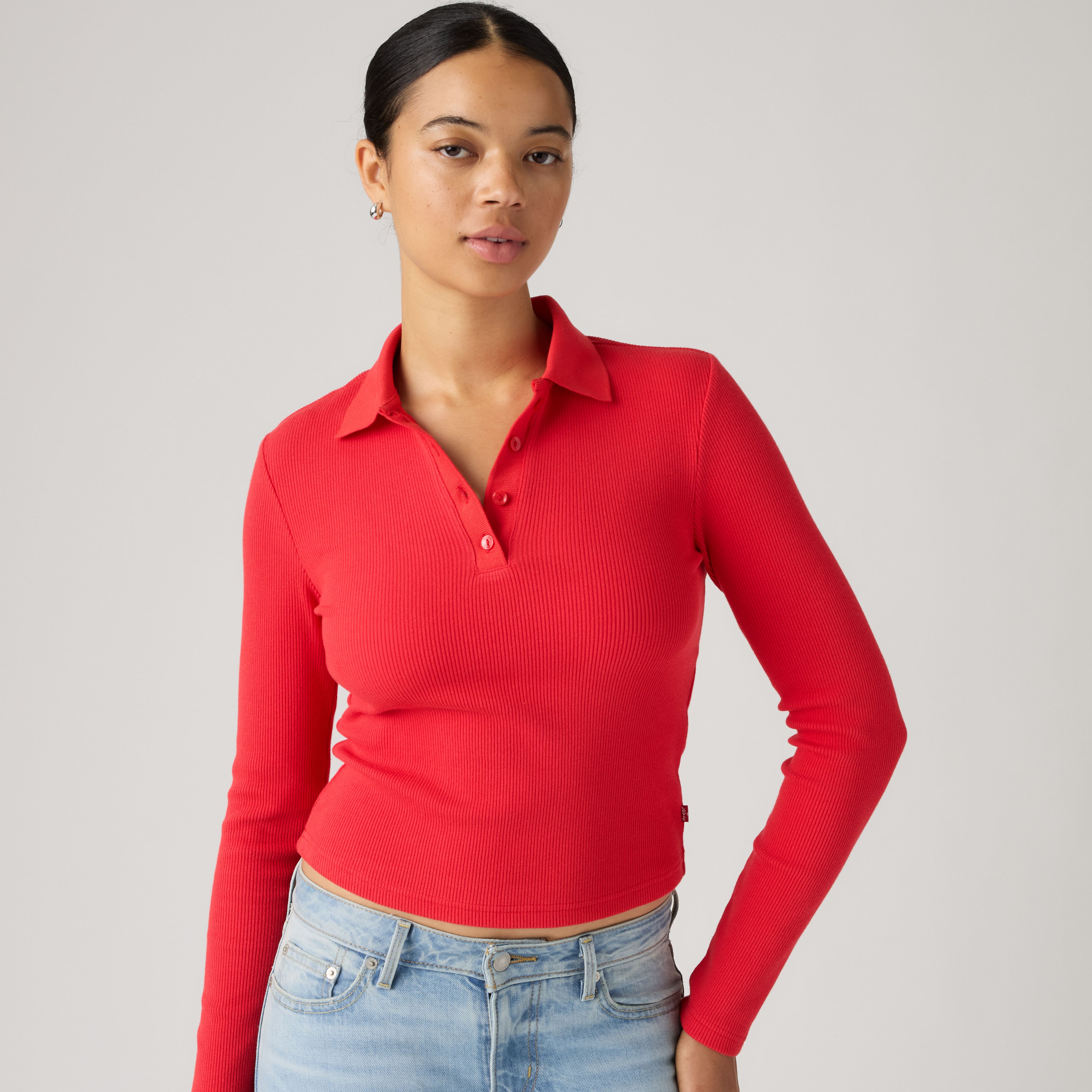 Rory Long-Sleeve Polo 1