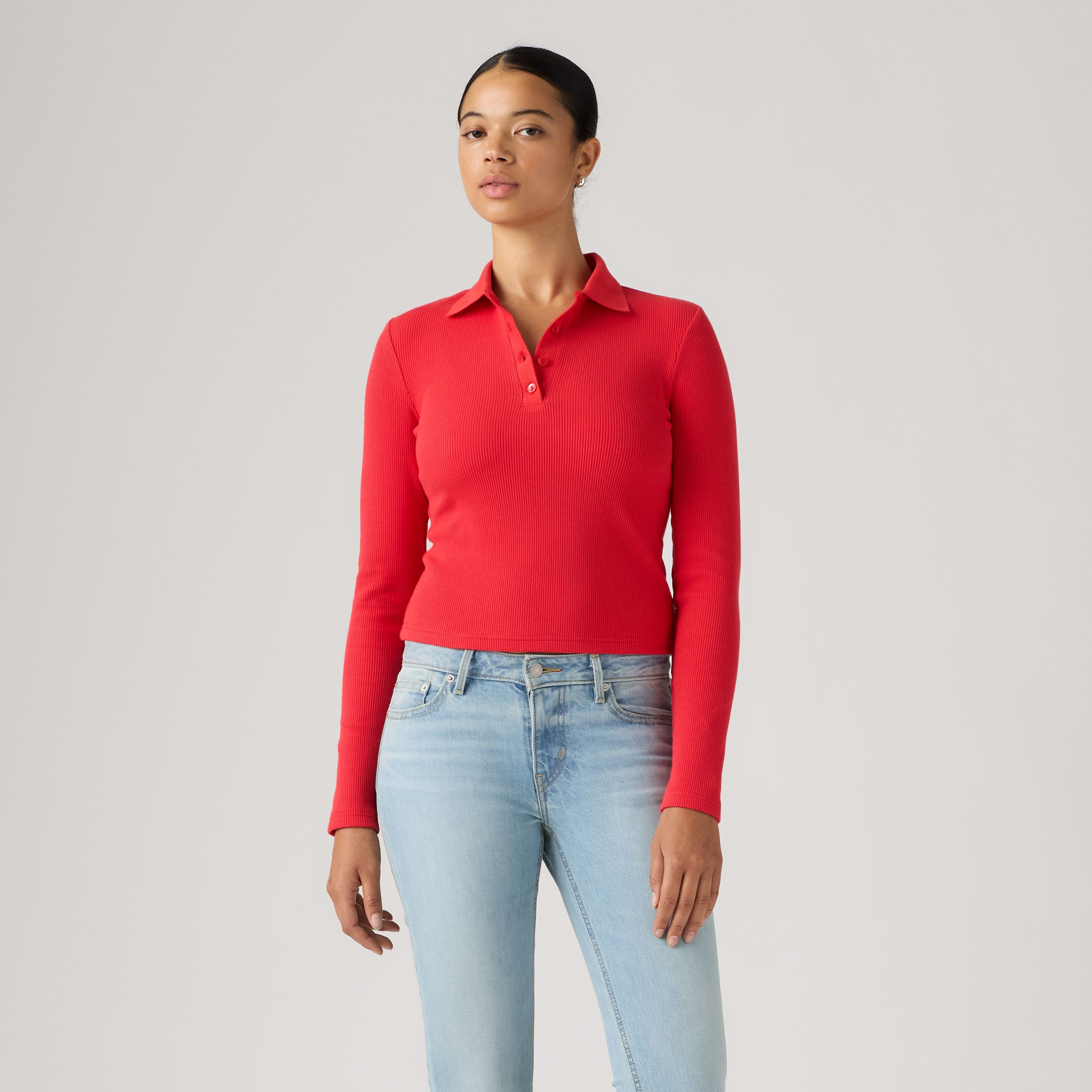 Rory Long-Sleeve Polo 3