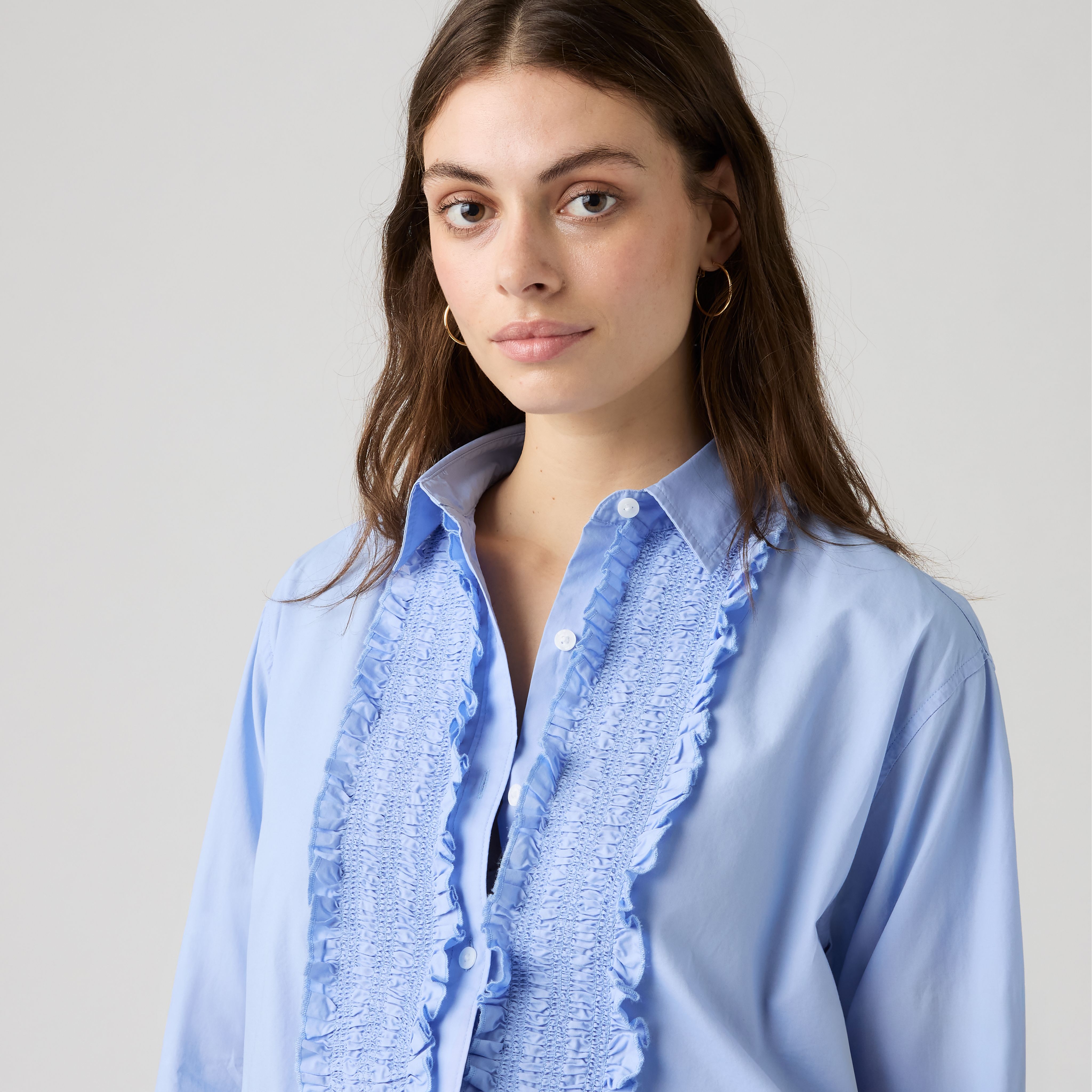 Harlie Boyfriend Tuxedo Ruffle Shirt 2