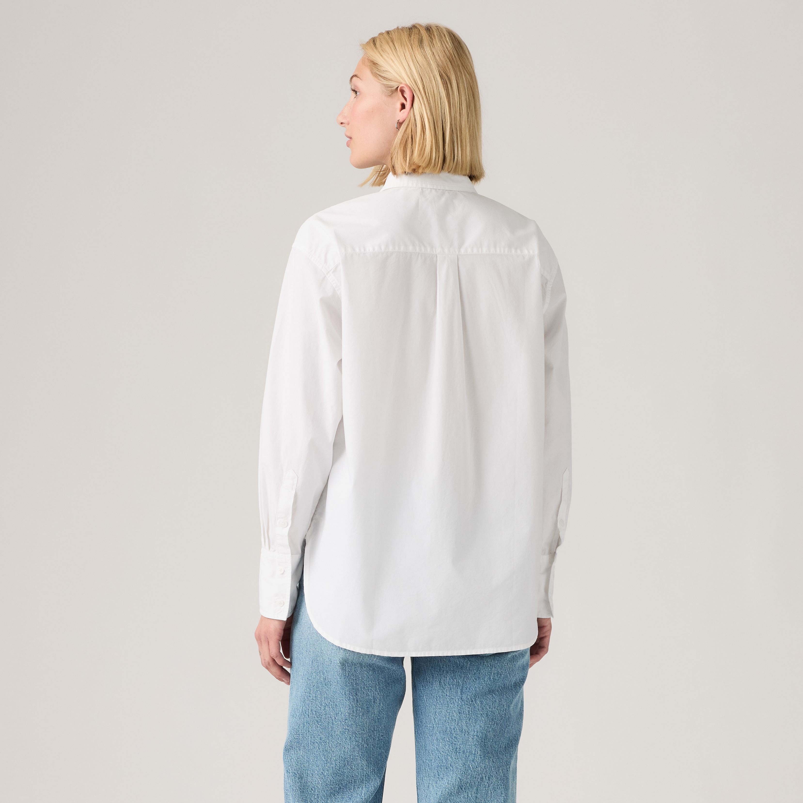 Harlie Boyfriend Tuxedo Ruffle Button Down Shirt 6