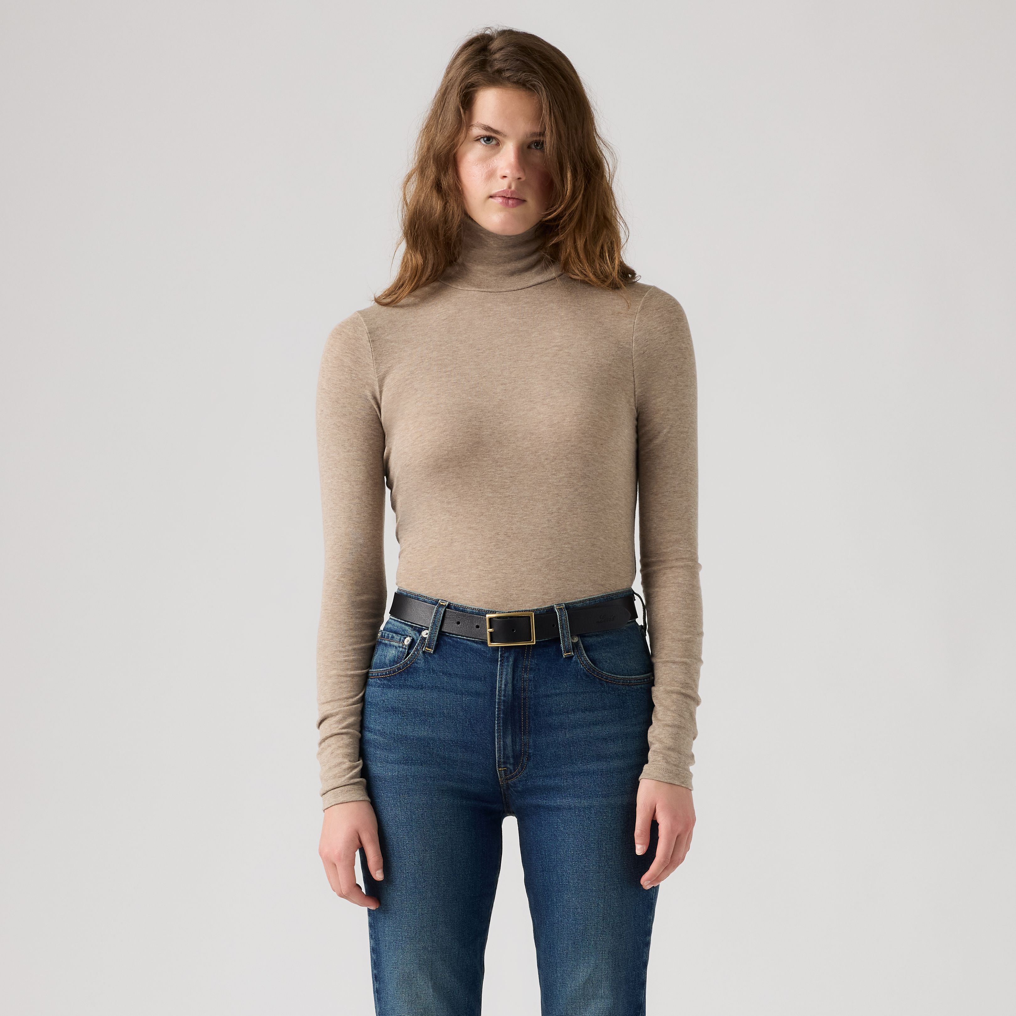 Mia Long-Sleeve Layering Turtleneck Tee 3