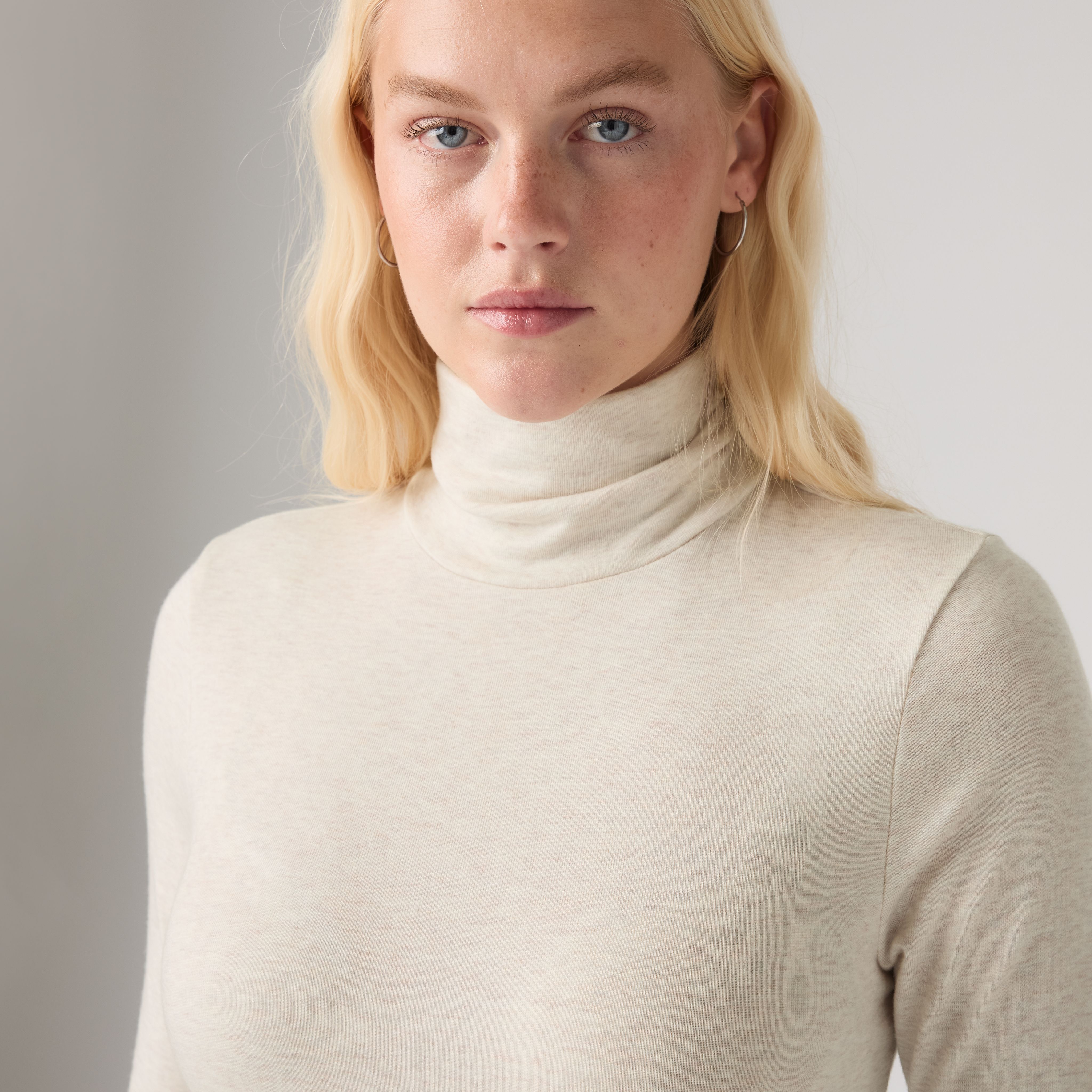 Mia Long-Sleeve Layering Turtleneck Tee 2