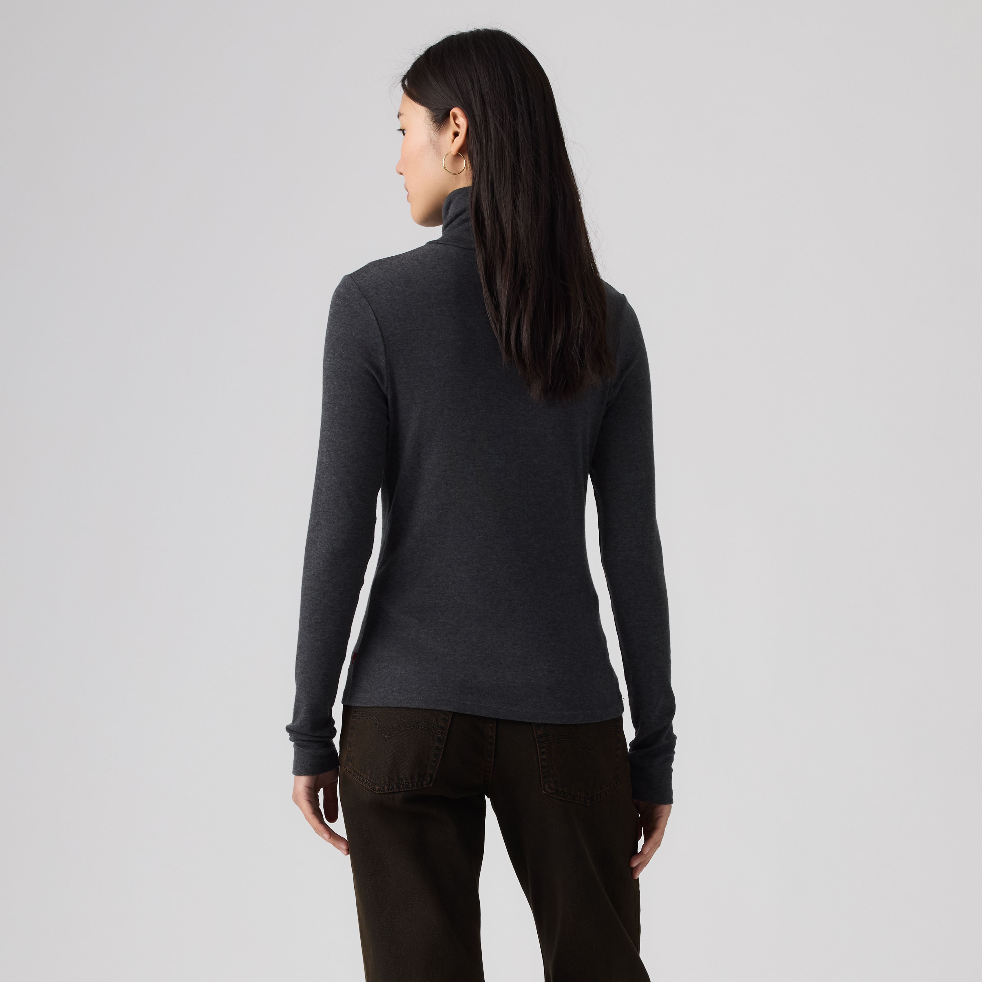 Mia Long-Sleeve Layering Turtleneck Tee 4