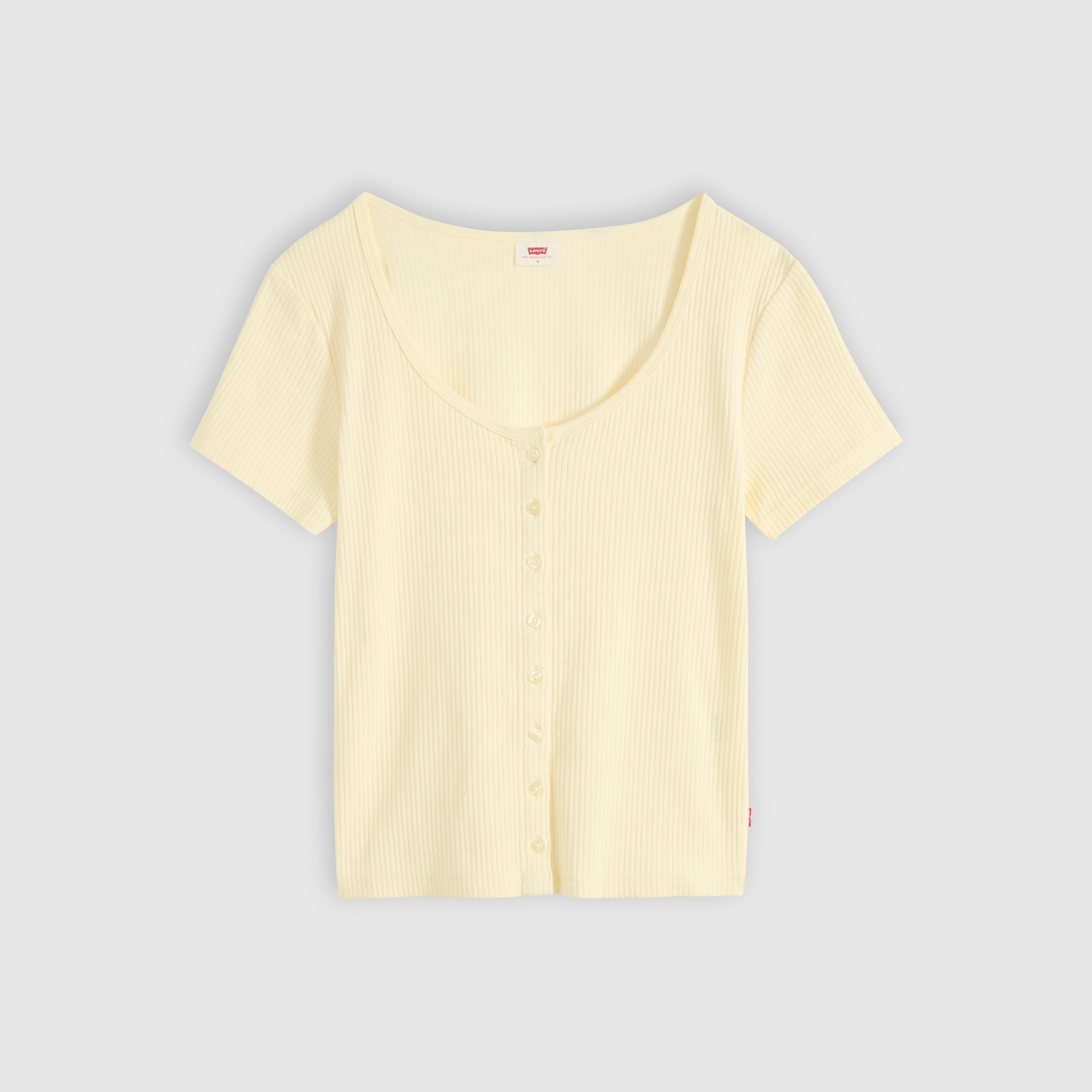 Austen Button-Up Short-Sleeve Top 5