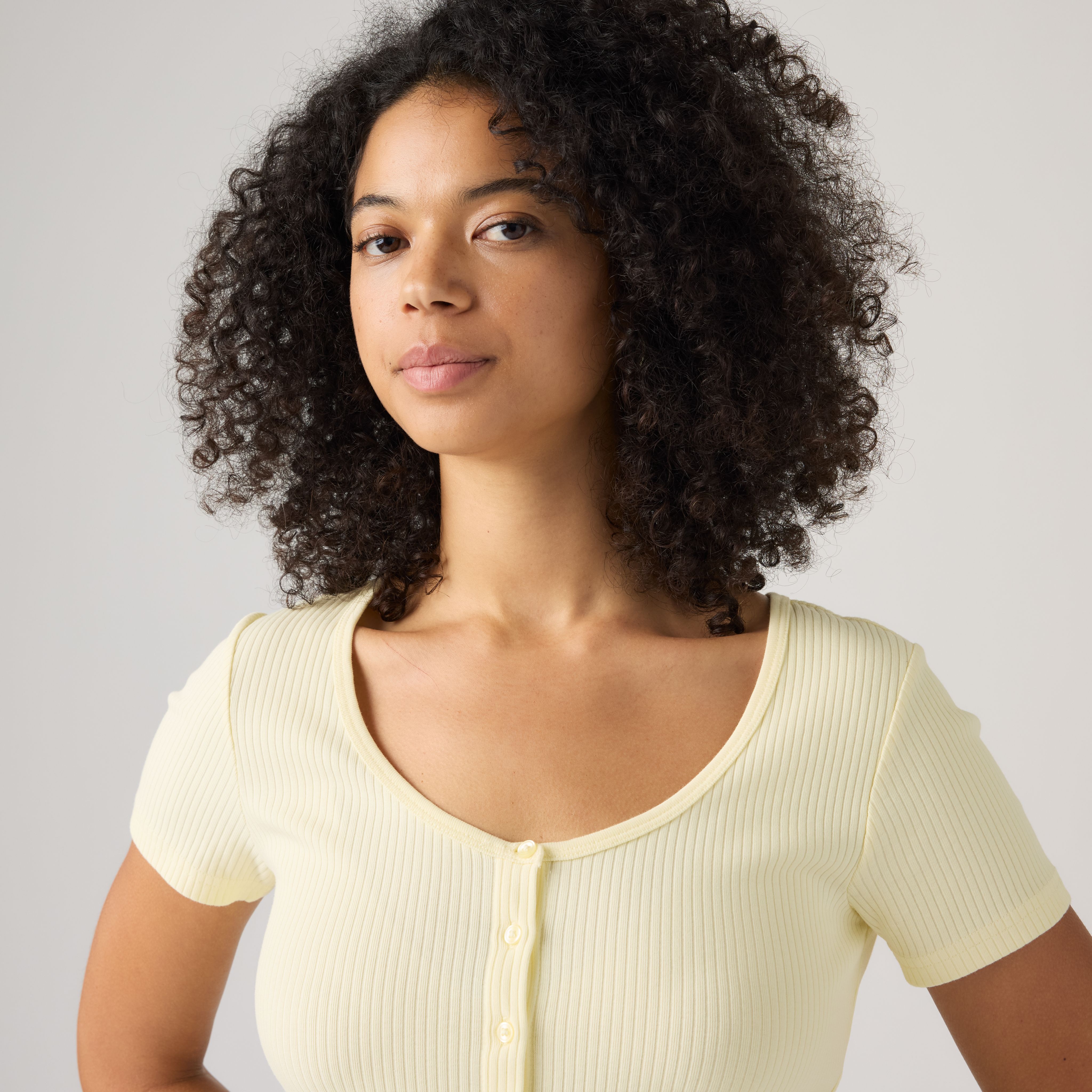 Austen Button-Up Short-Sleeve Top 2