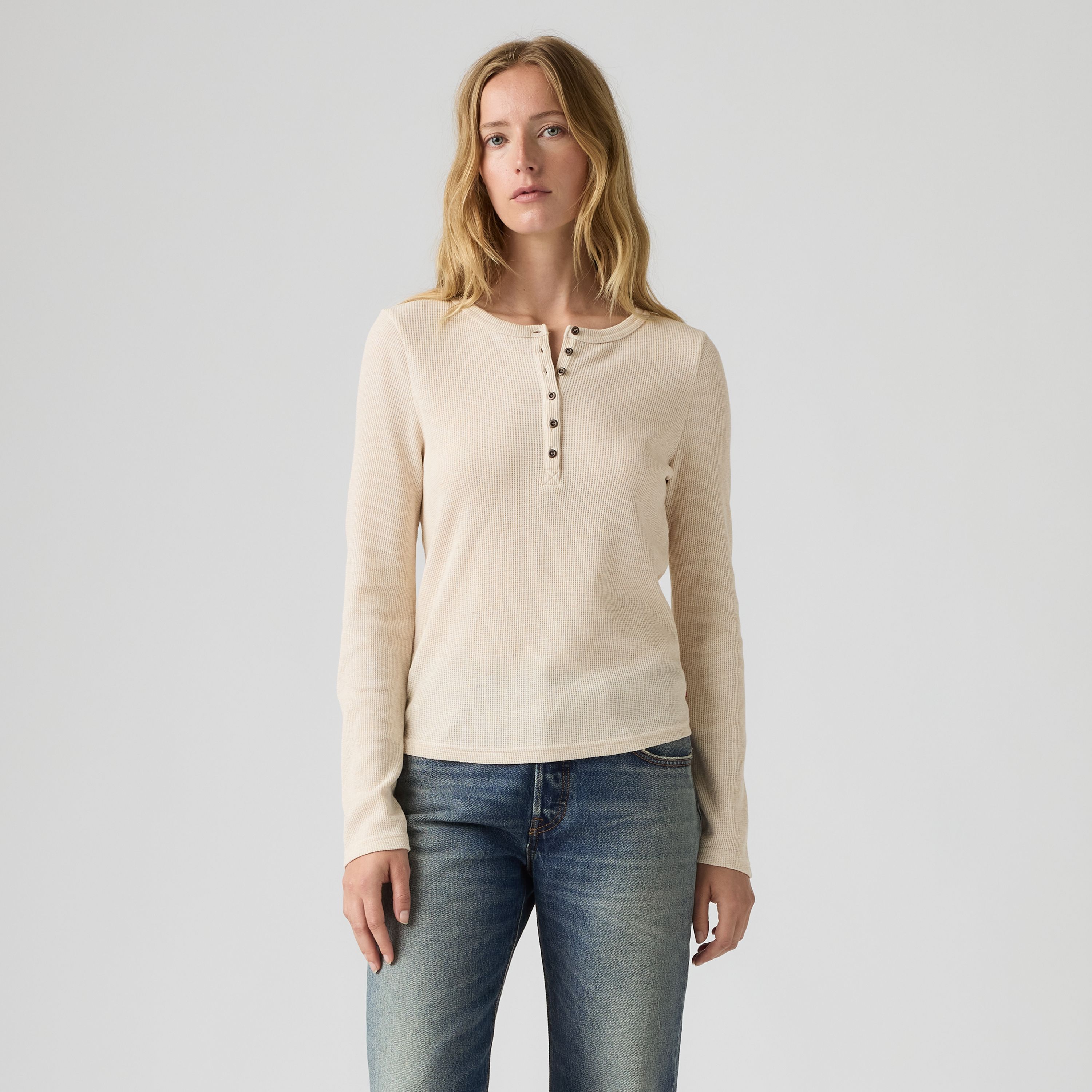 Rooney Waffle Henley 1