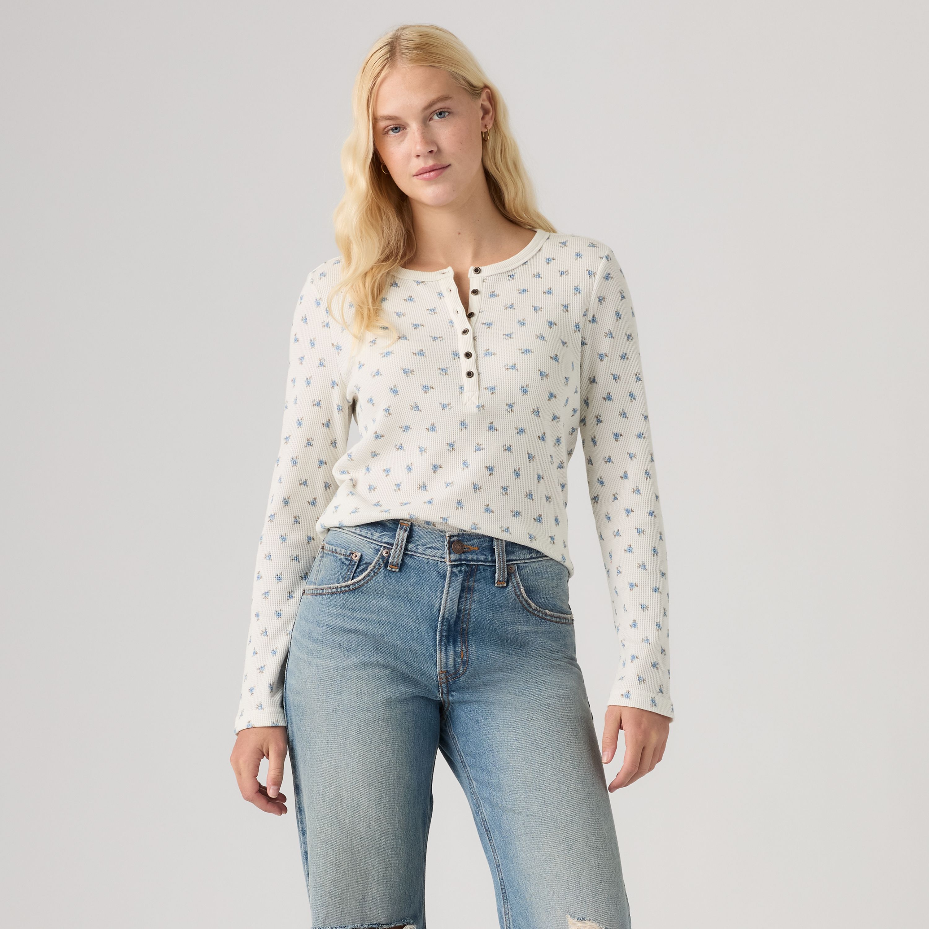 Rooney Waffle Henley 1