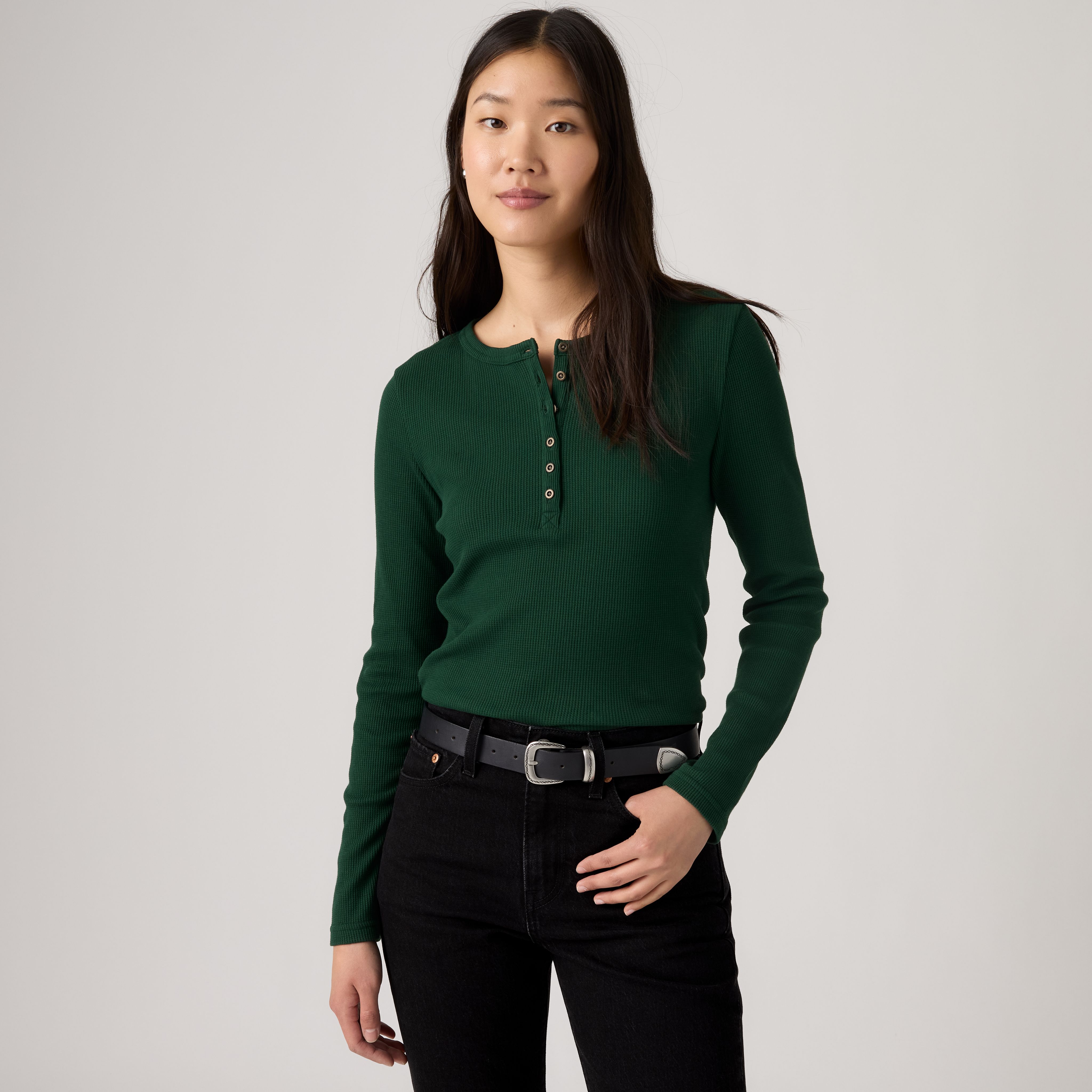 Rooney Waffle Henley 1