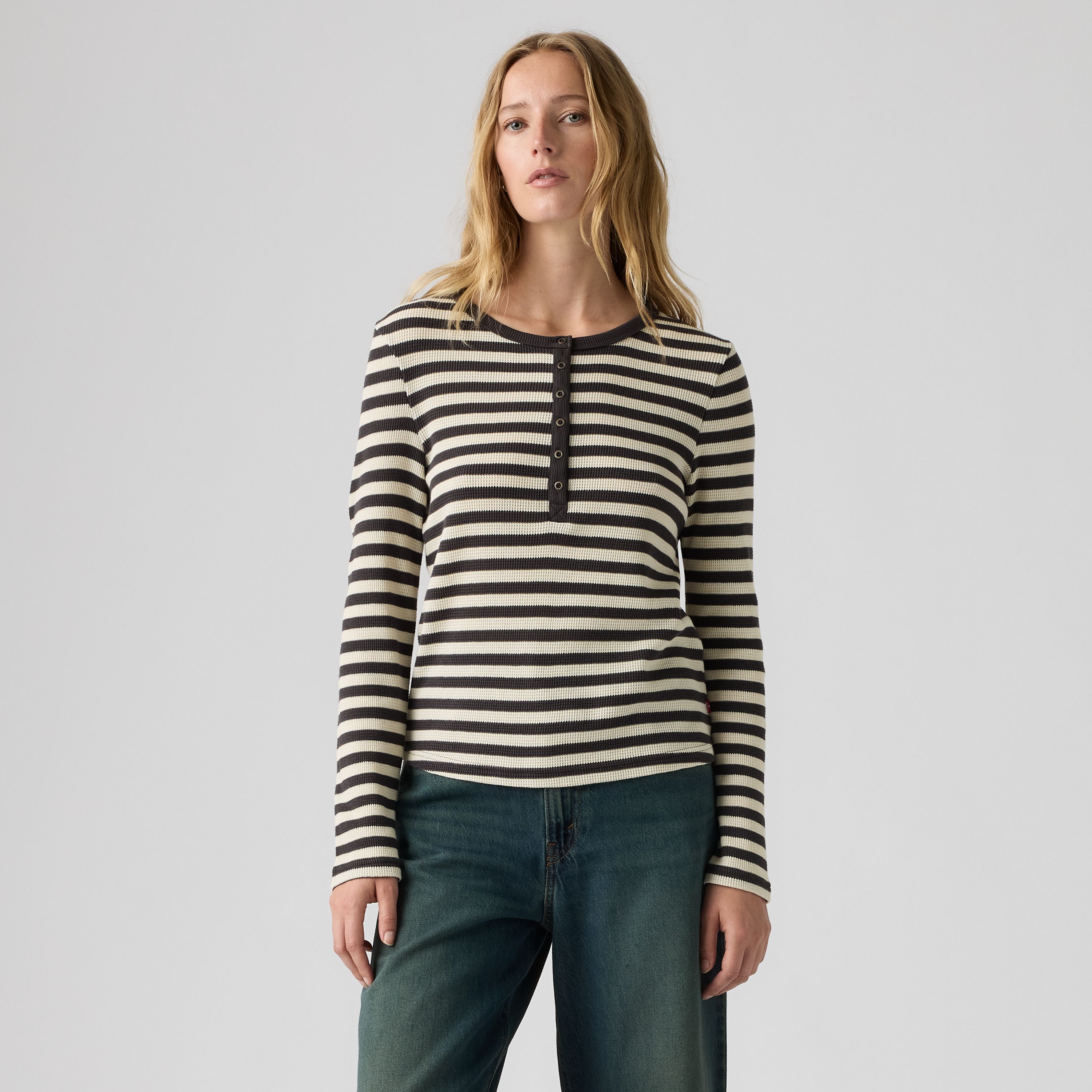 Rooney Waffle Henley 1